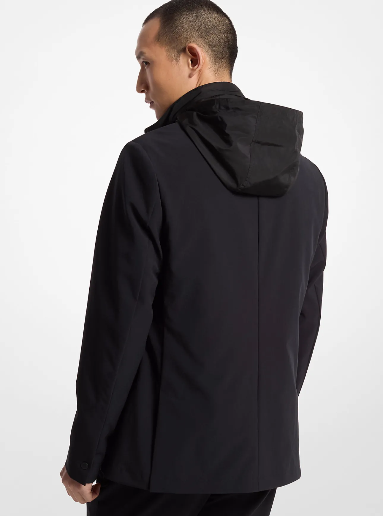 2-in-1 Mixed-Media Blazer