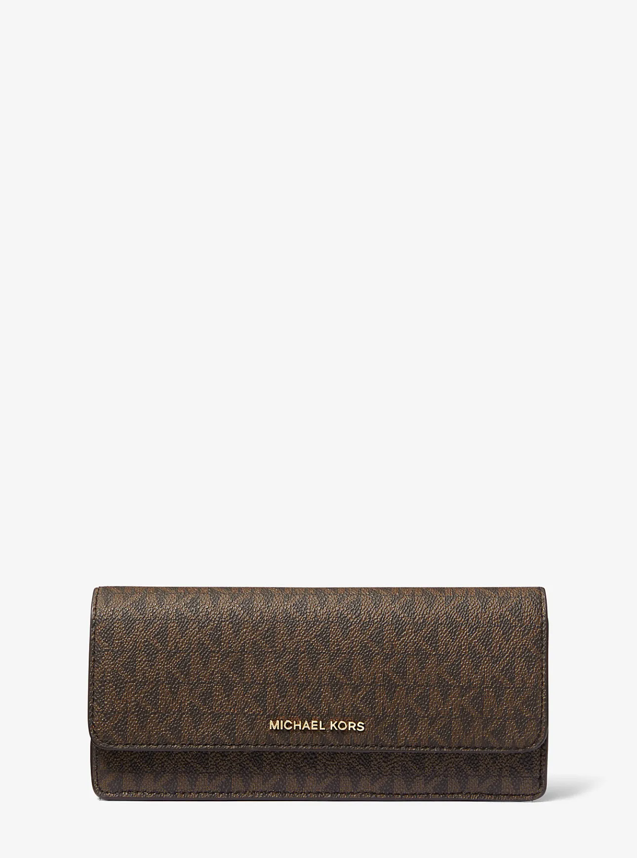 Jet Set Large Signature Logo Snap-Front Wallet