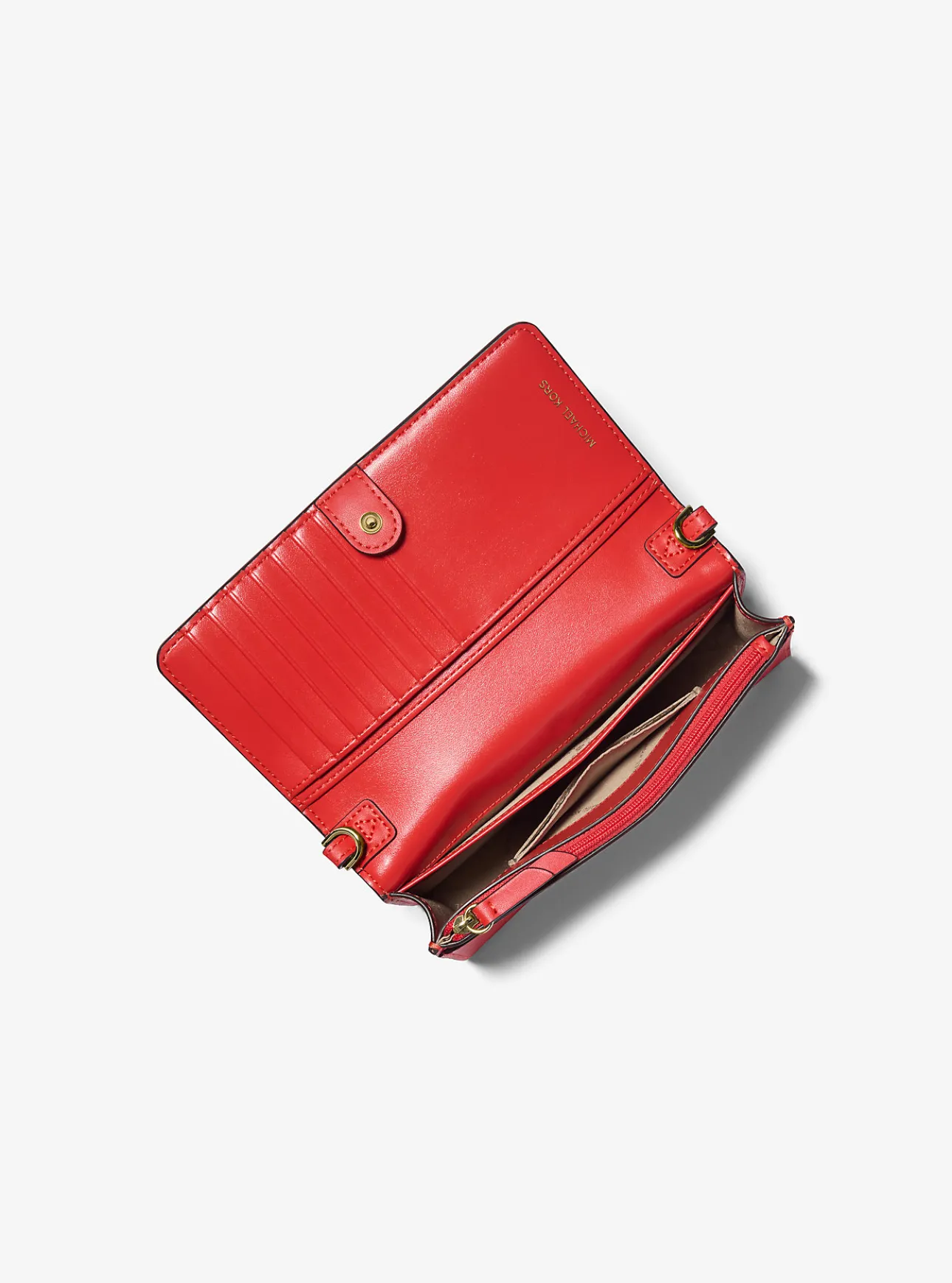 Jet Set Leather and Signature Logo Convertible Crossbody Bag