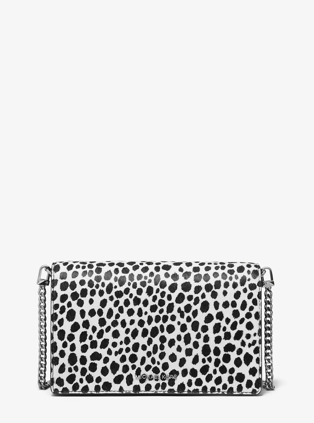 Jet Set Medium Cheetah Print Calf Hair Crossbody Bag