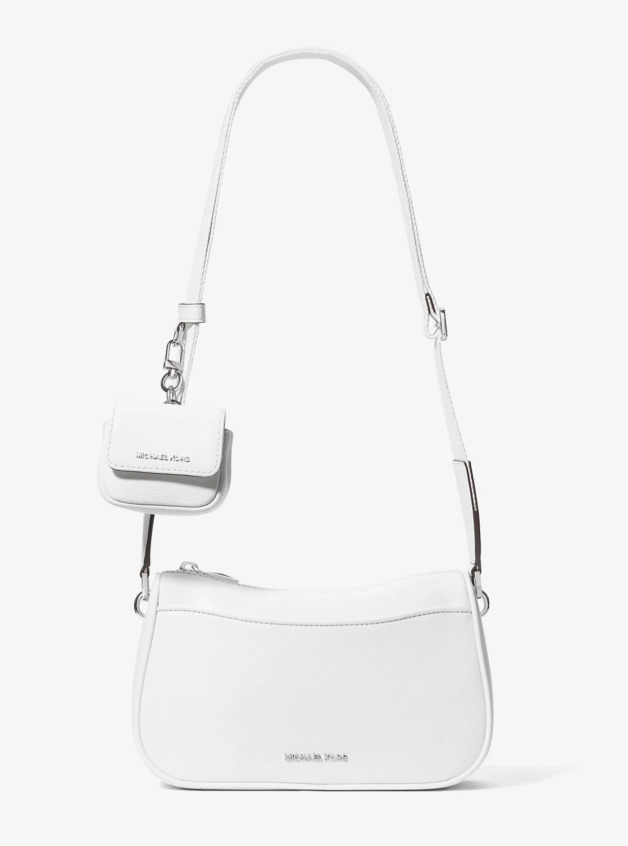 Jet Set Medium Pebbled Leather Crossbody Bag with Case for Apple AirPods Pro®