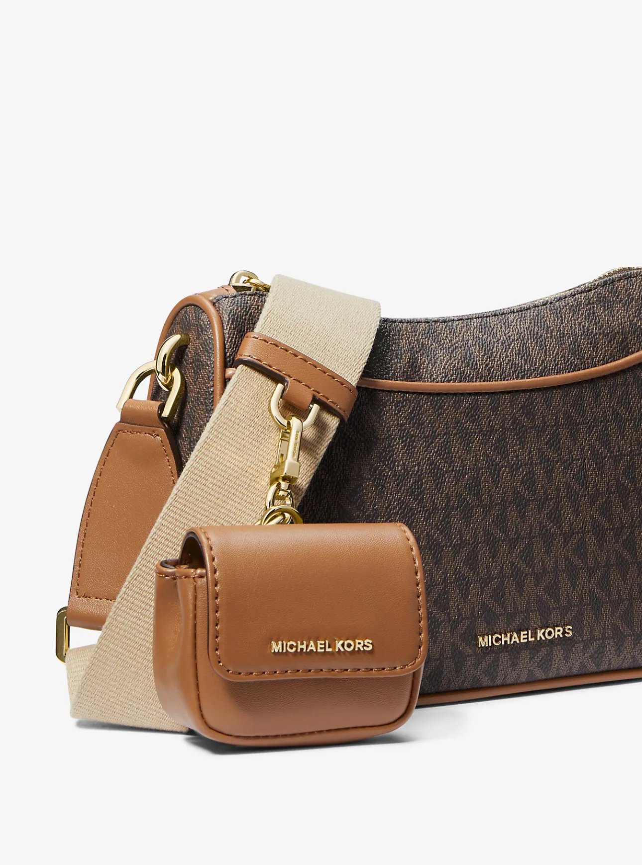 Jet Set Medium Signature Logo Crossbody Bag with Case for Apple AirPods Pro®