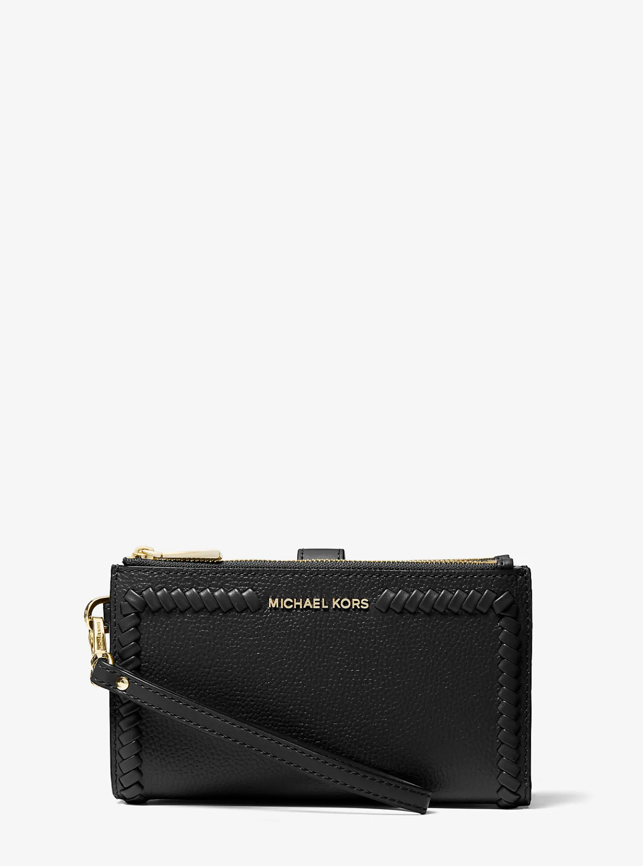 Jet Set Travel Pebbled Leather Smartphone Wallet