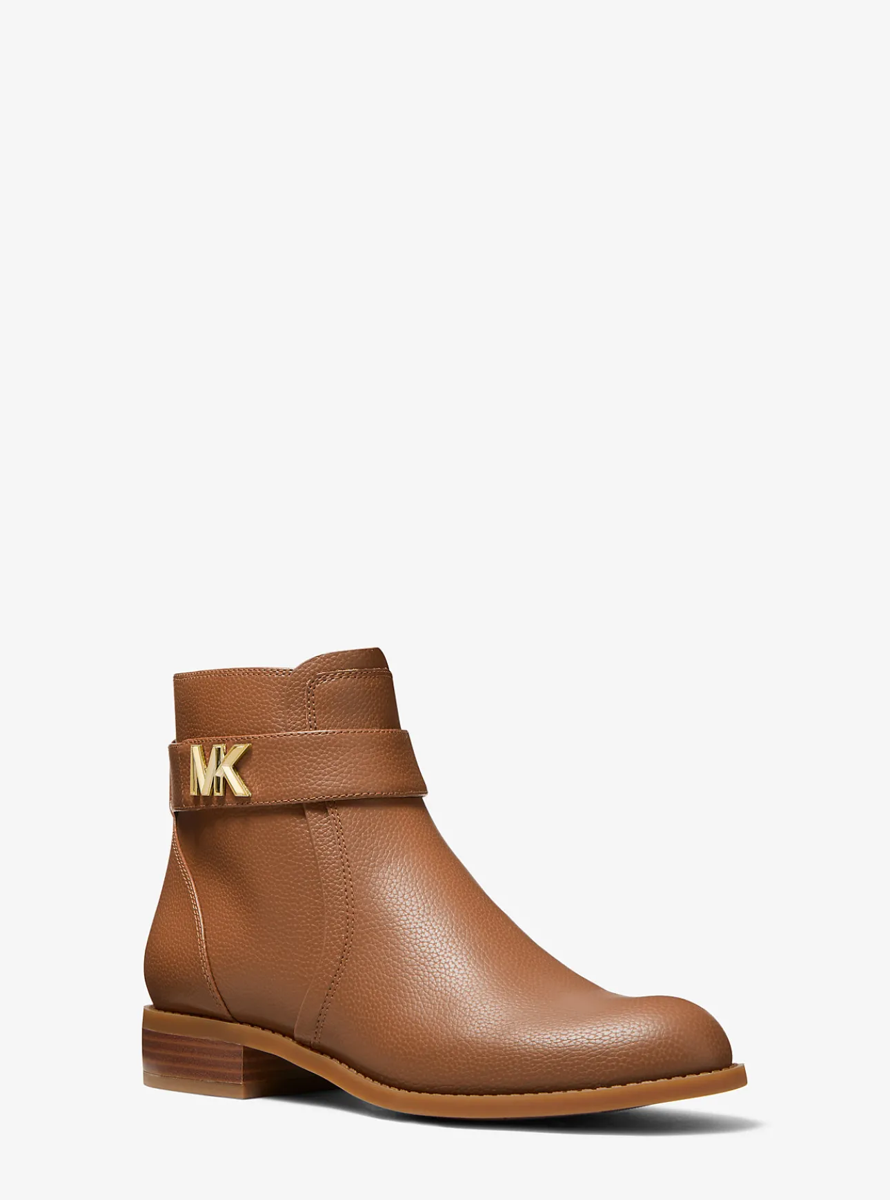 Jilly Faux Pebbled Leather Ankle Boot