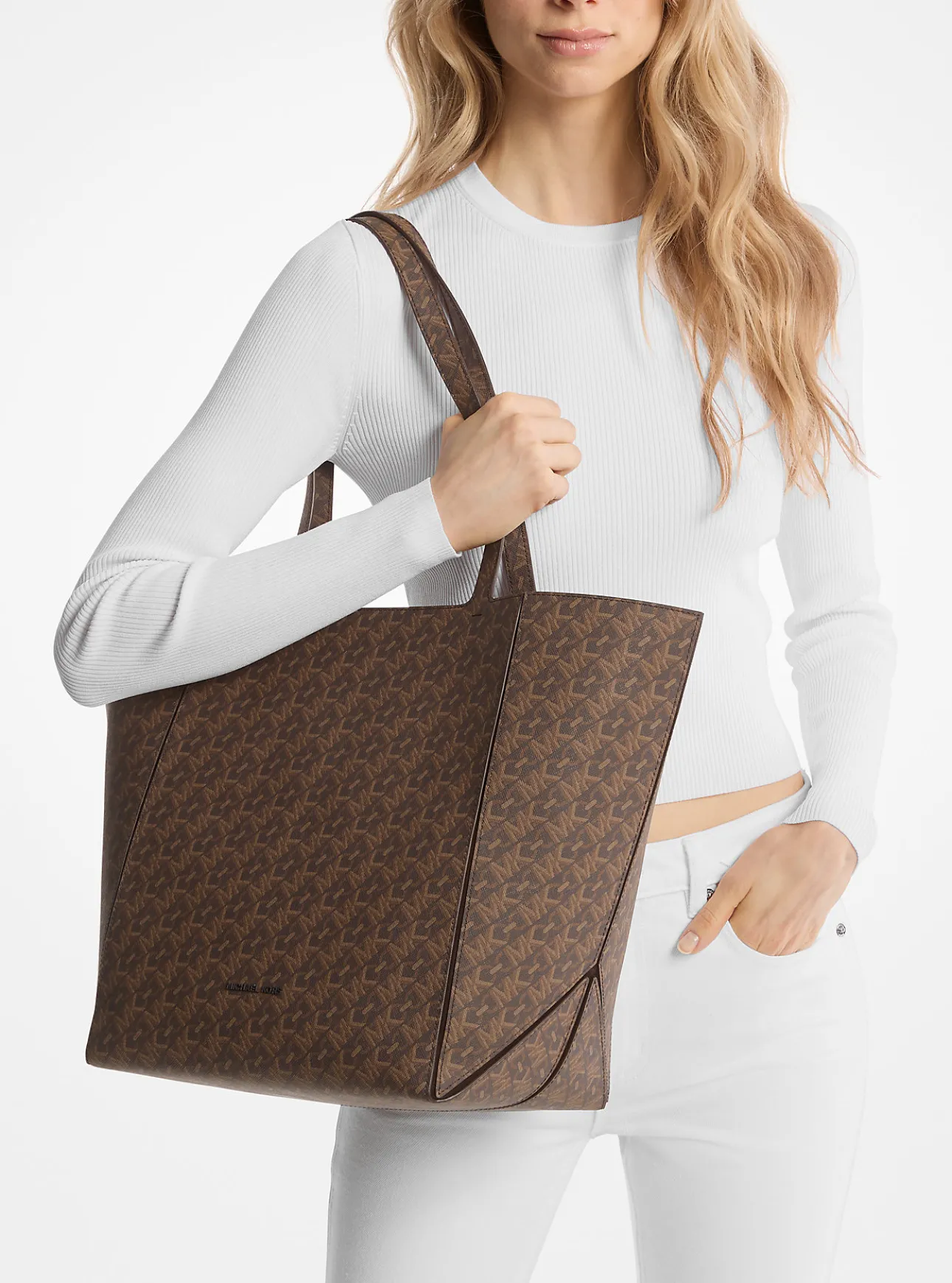 Jordi Large Empire Monogram Tote Bag