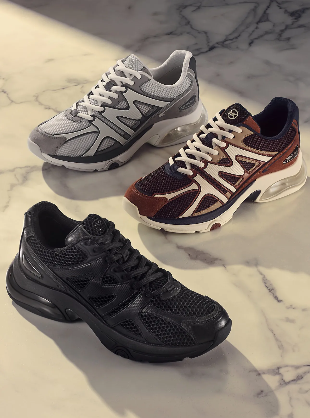 Kit Extreme Mesh and Faux Suede Trainer