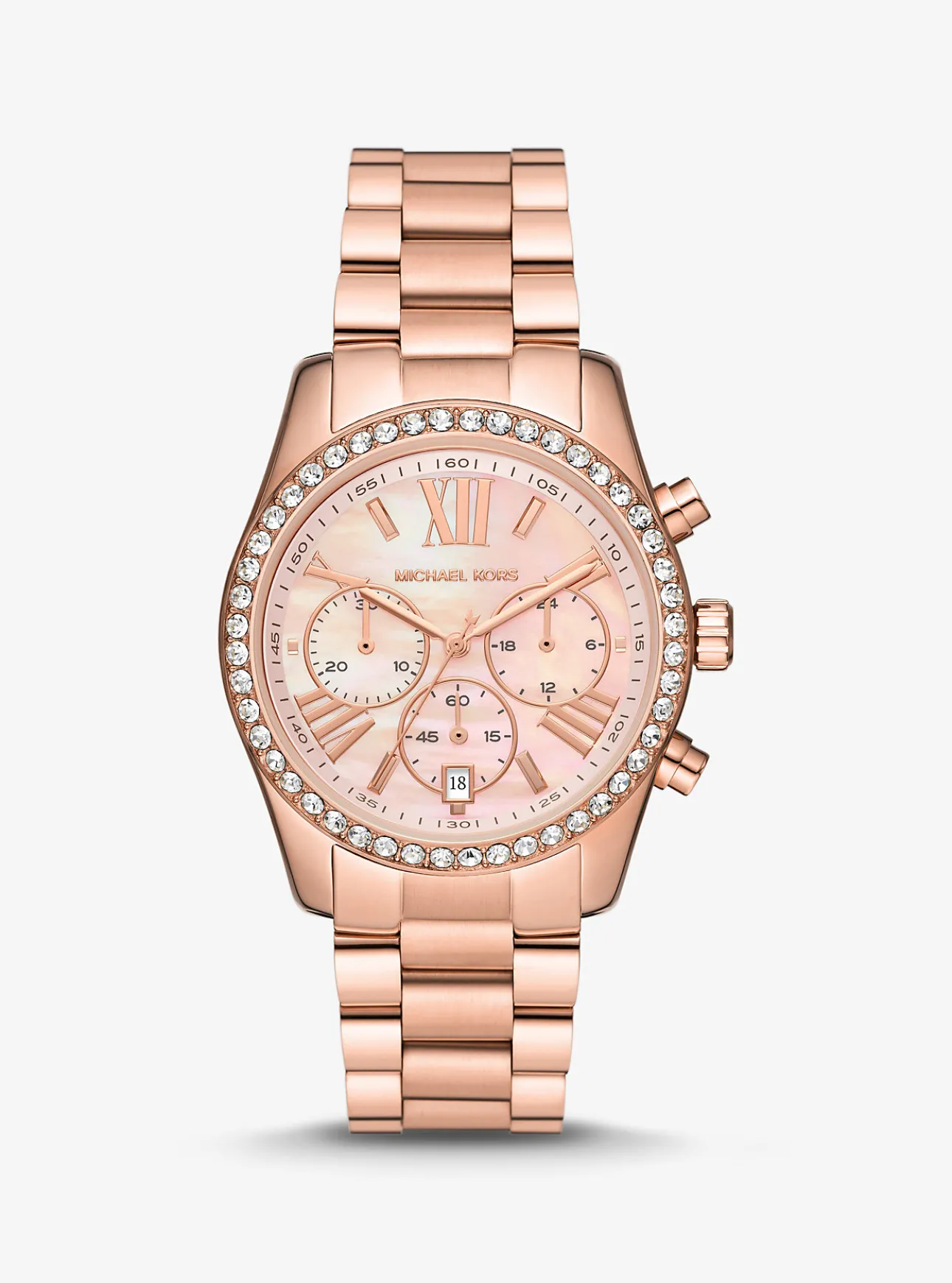 Lexington Pavé Rose Gold-Tone Watch