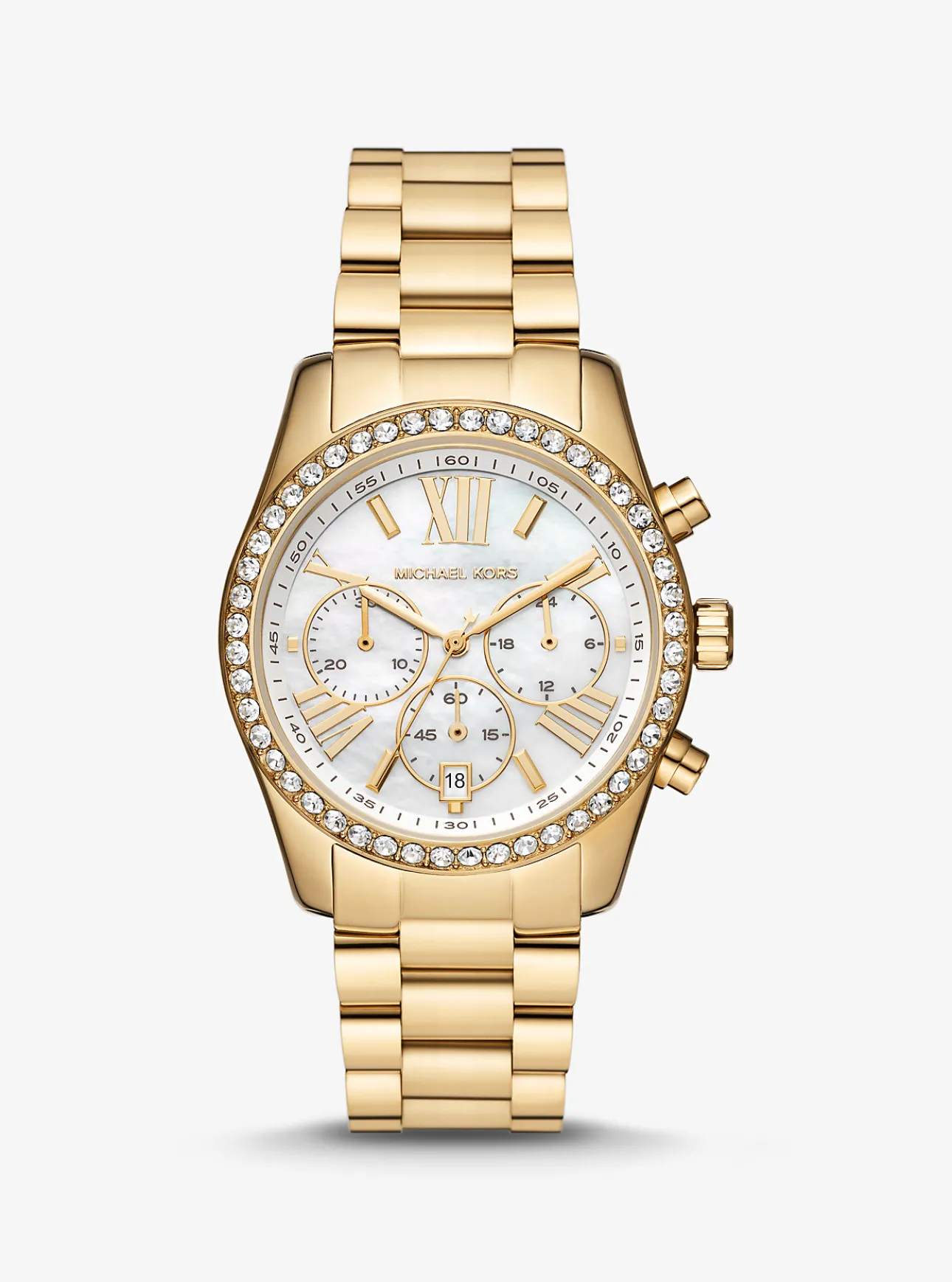 Lexington Pavé Gold-Tone Watch
