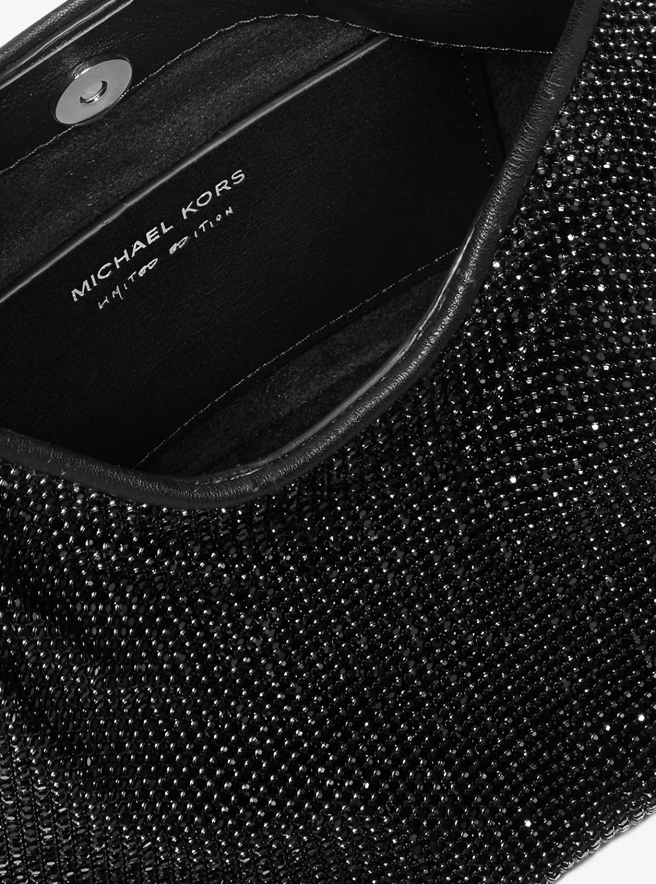 Limited-Edition Nolita Small Rhinestone Mesh Hobo Shoulder Bag