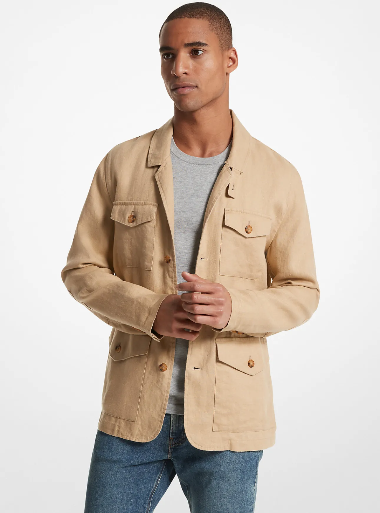 Linen Field Jacket