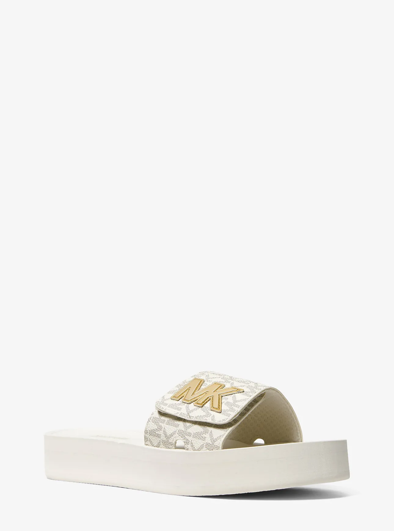 Logo Platform Slide Sandal