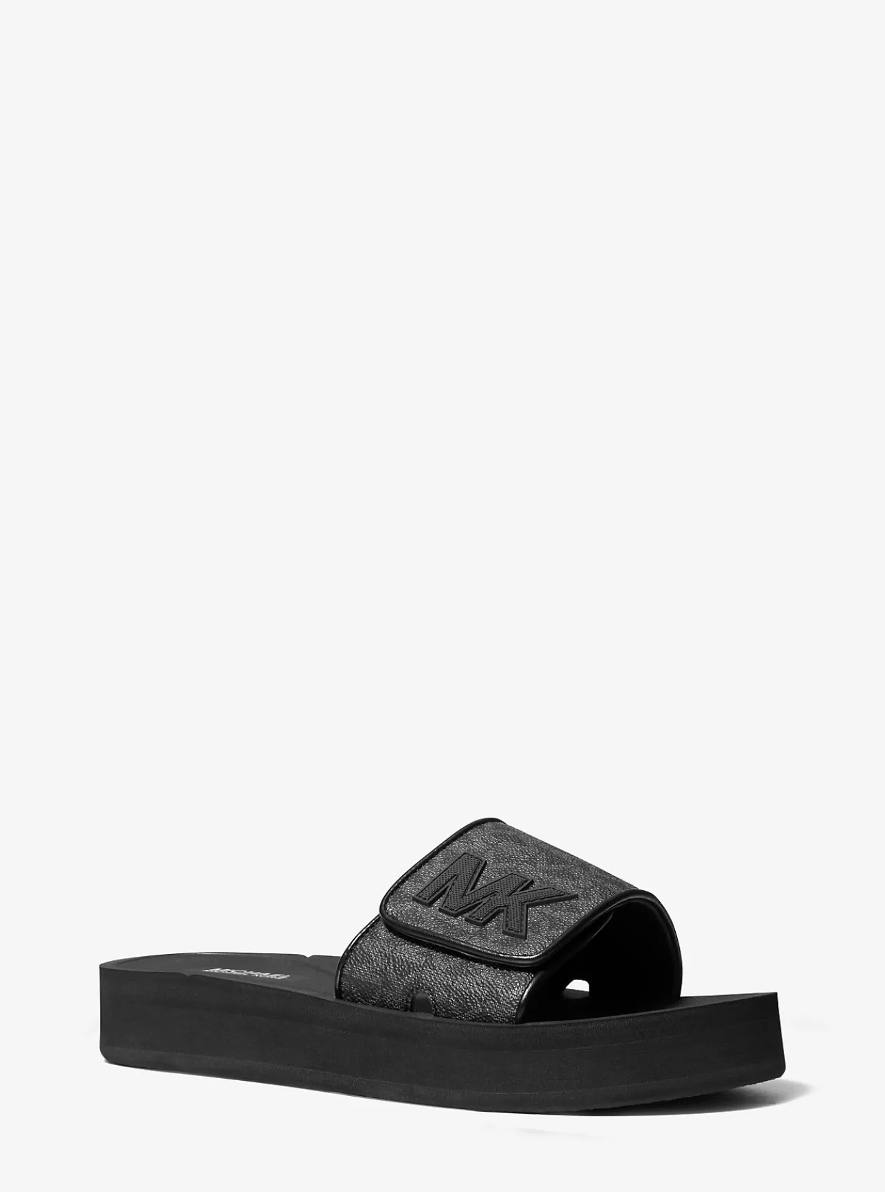 Logo Platform Slide Sandal