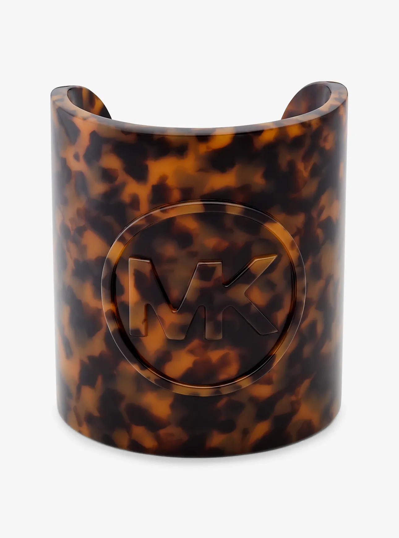 Logo Tortoiseshell Acetate Cuff