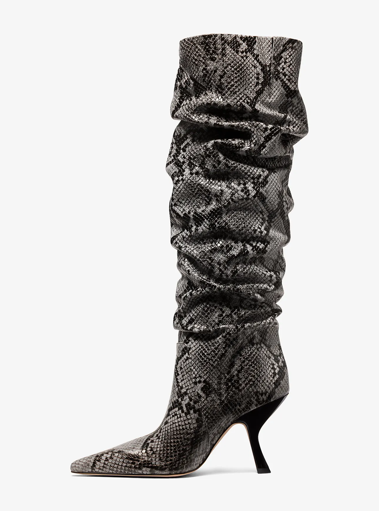 Luna Snake Embossed Leather Boot