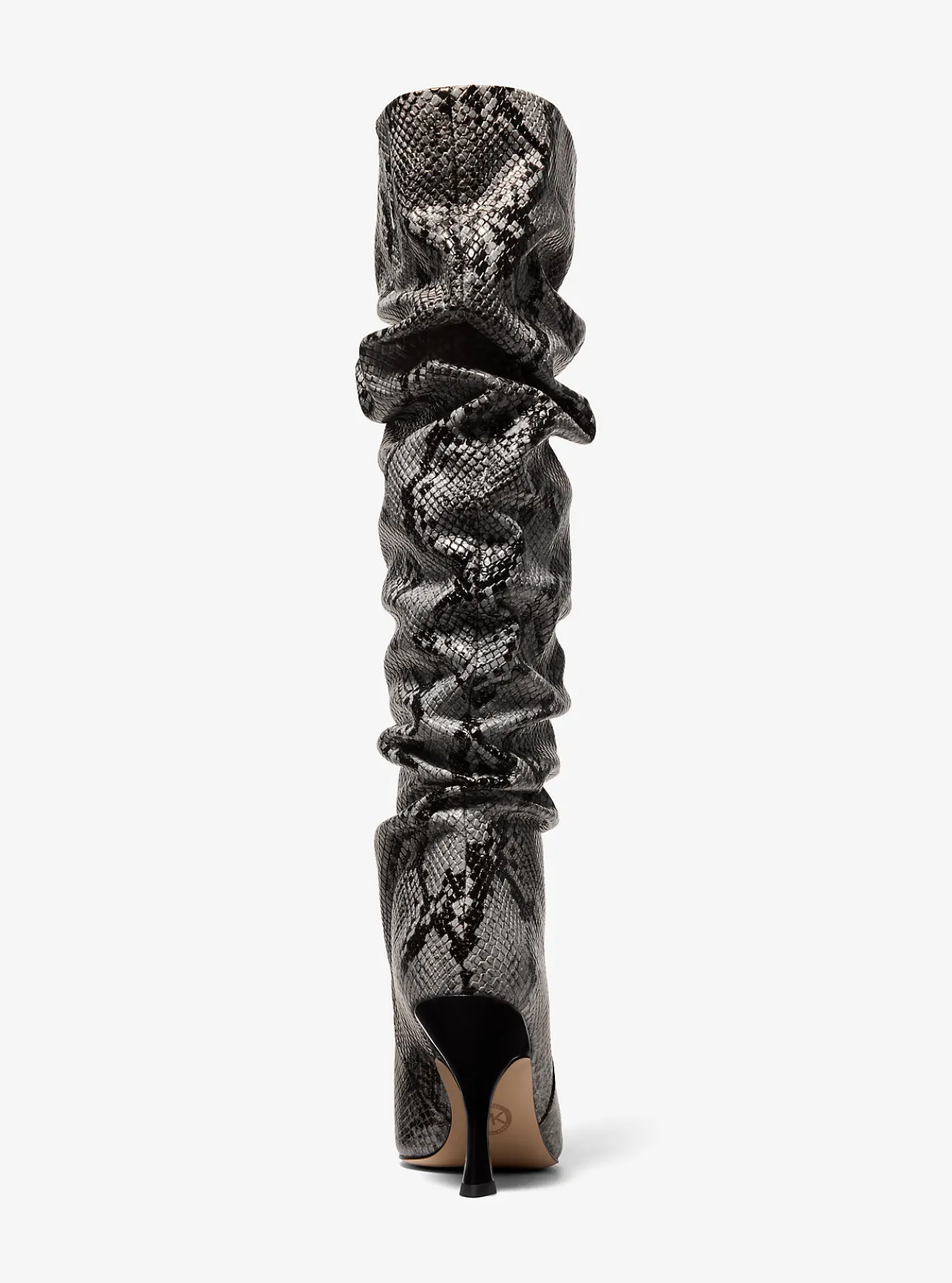 Luna Snake Embossed Leather Boot