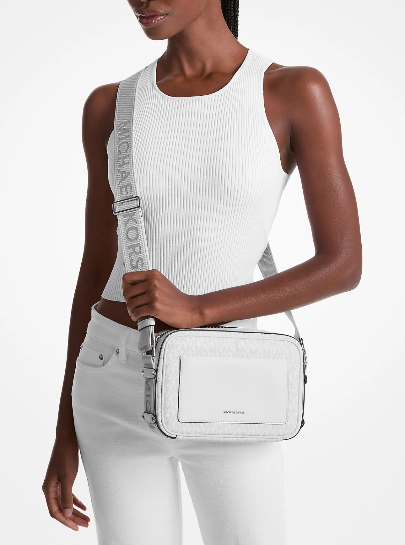 Maeve Large Signature Logo Crossbody Bag