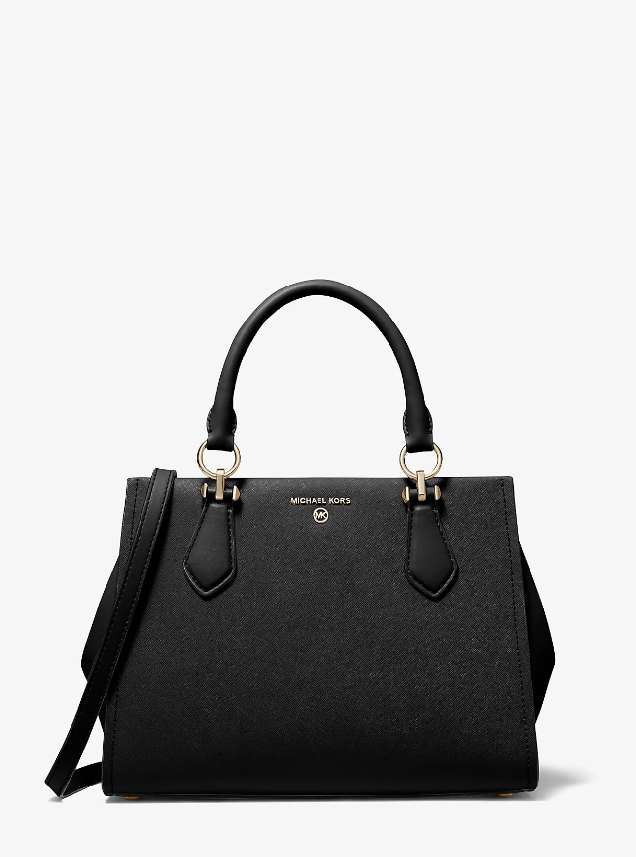 Marilyn Medium Saffiano Leather Satchel