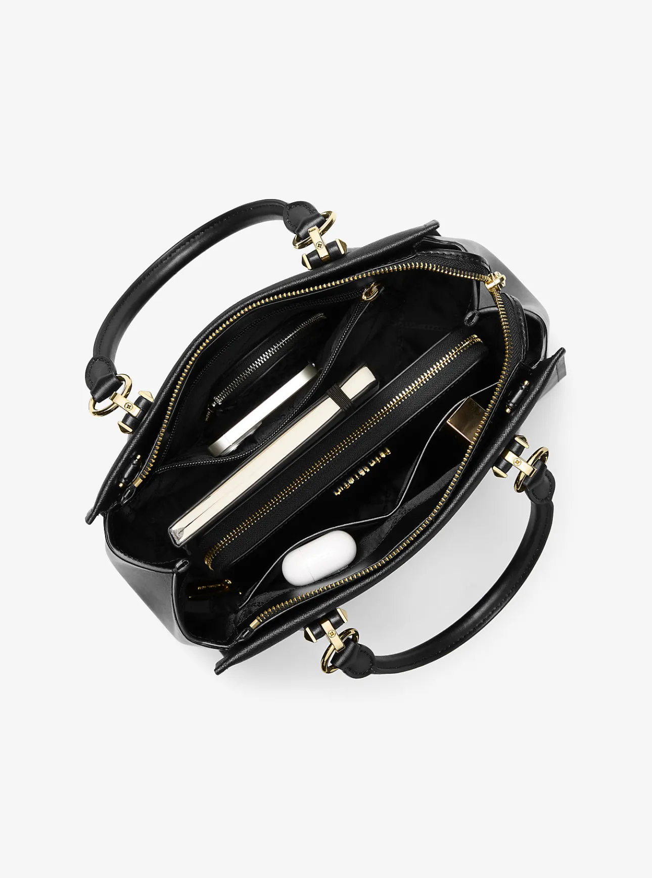 Marilyn Medium Saffiano Leather Satchel