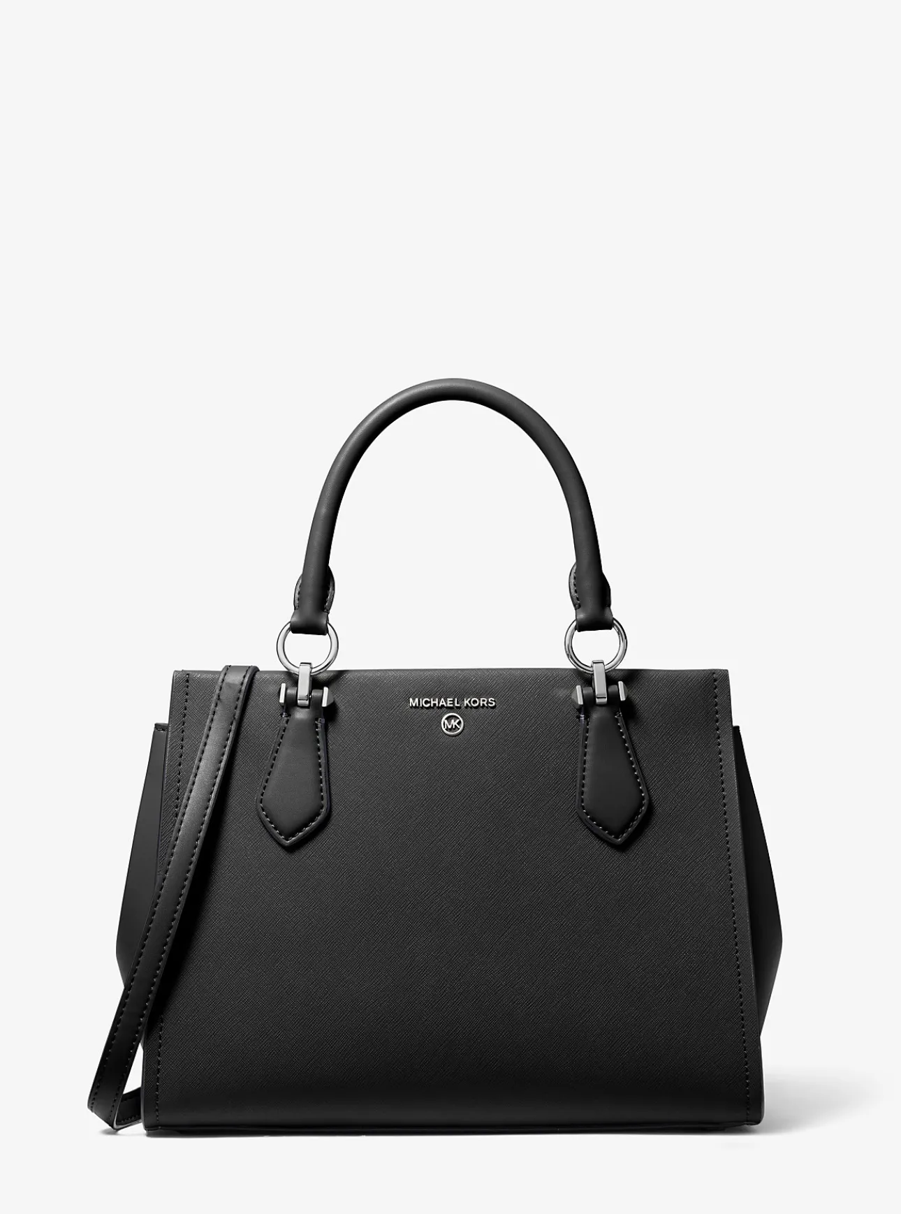 Marilyn Medium Saffiano Leather Satchel