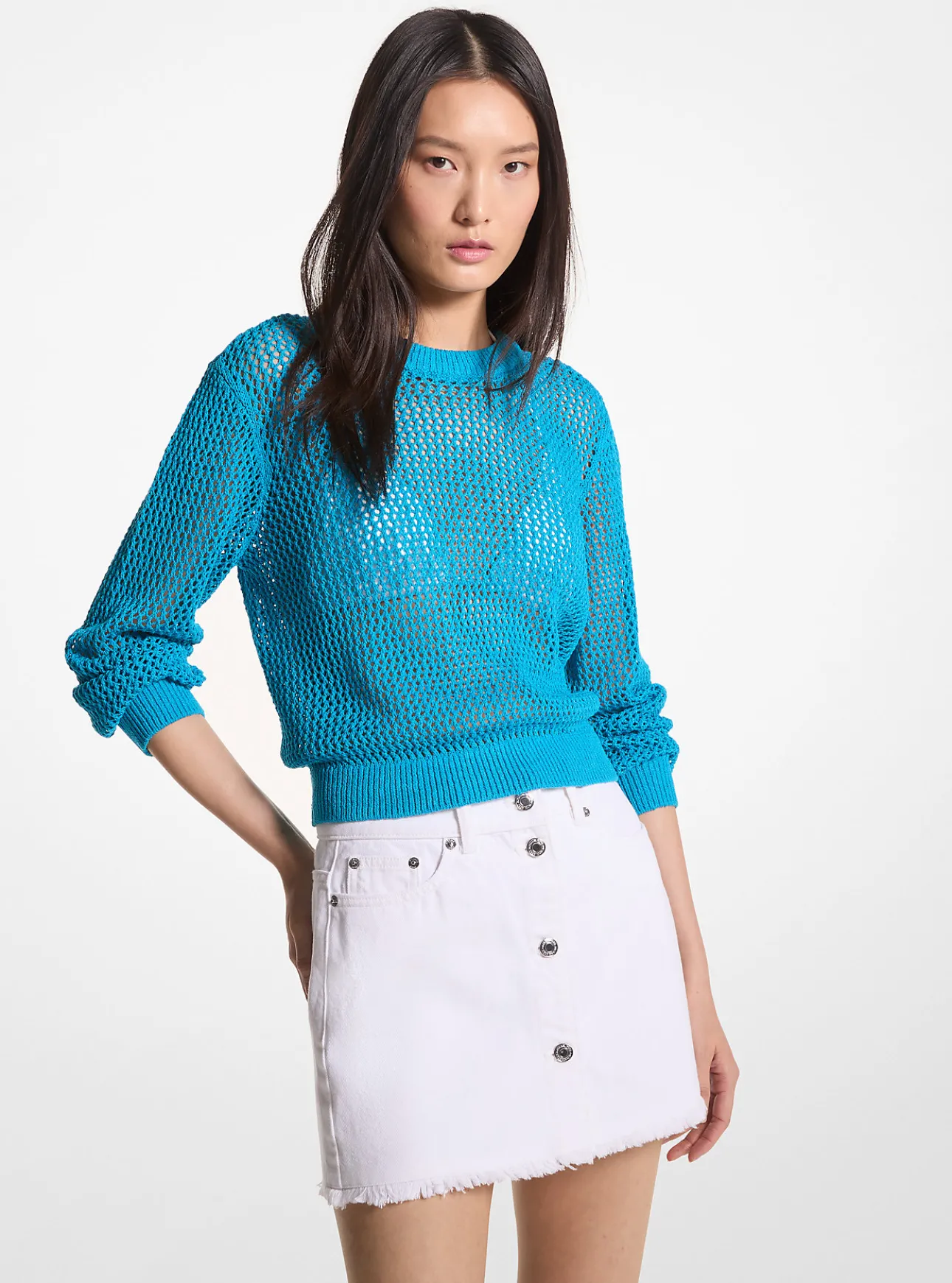 Mesh Sweater
