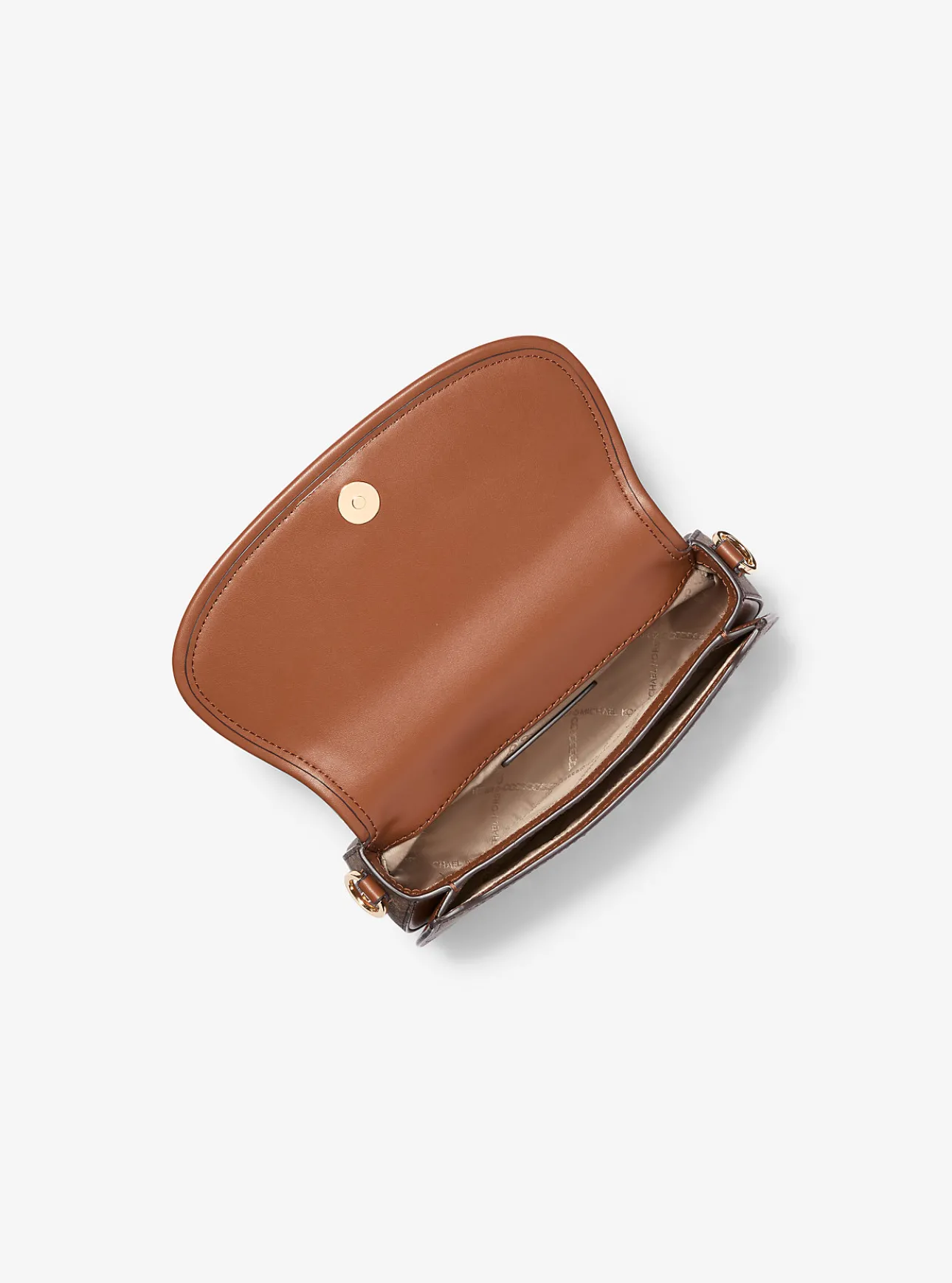 Mila Small Empire Signature Logo Shoulder Bag