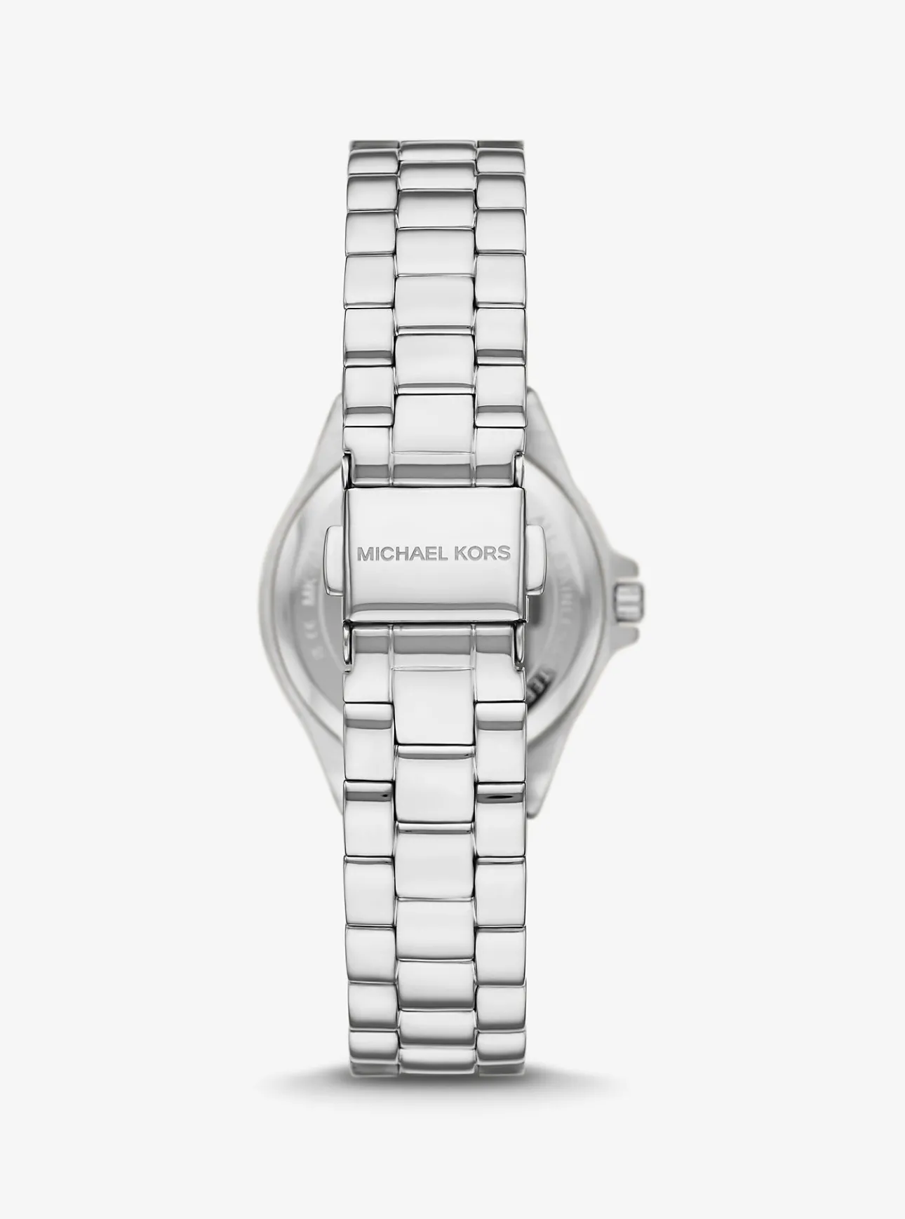 Mini Lennox Pavé Silver-Tone Watch