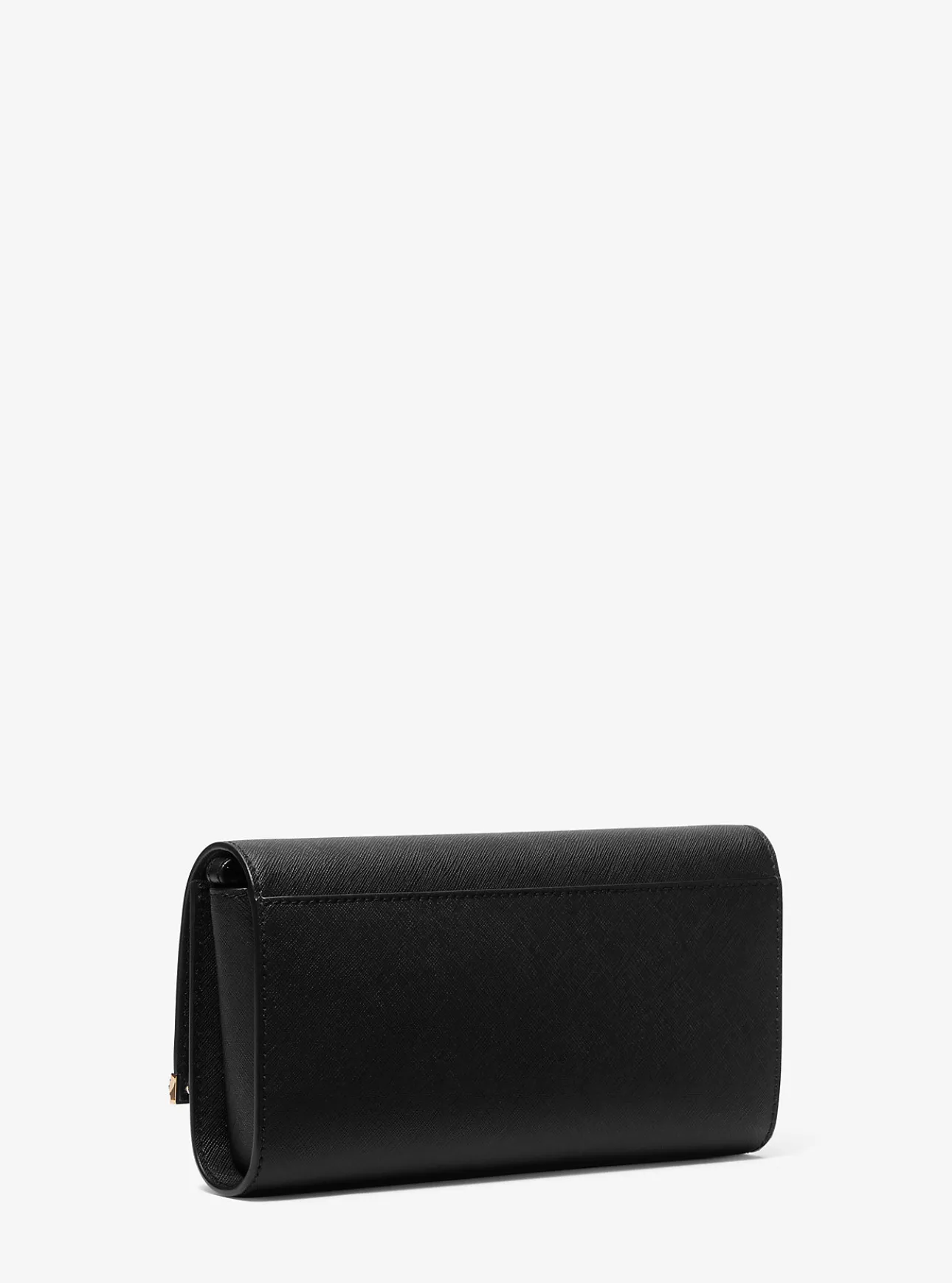 Mona Large Saffiano Leather Clutch