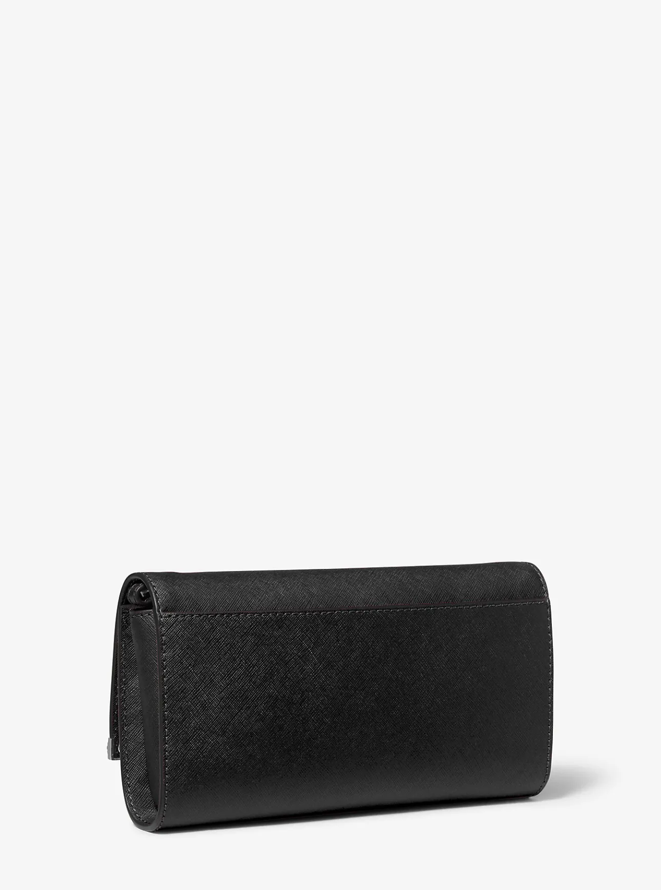 Mona Large Saffiano Leather Clutch