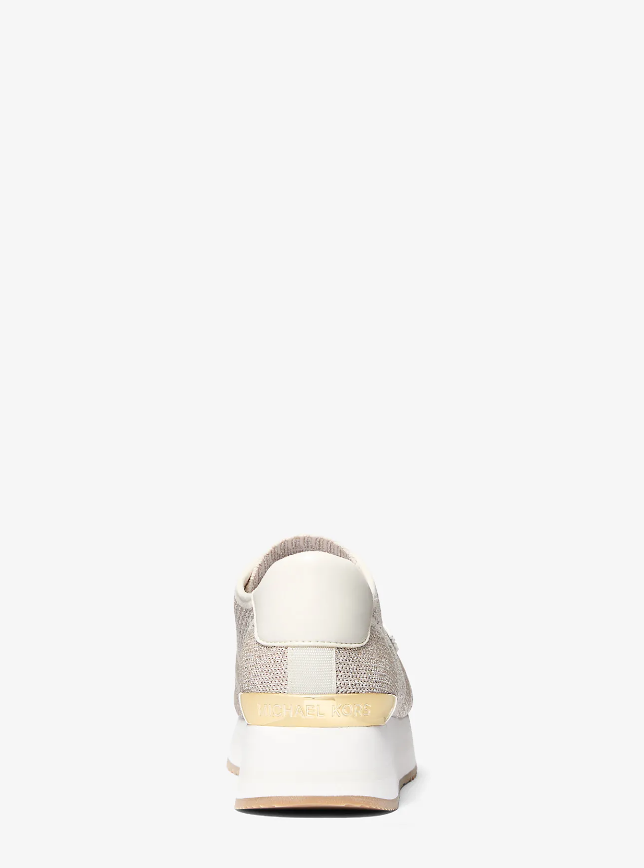 Monique Metallic Knit Trainer