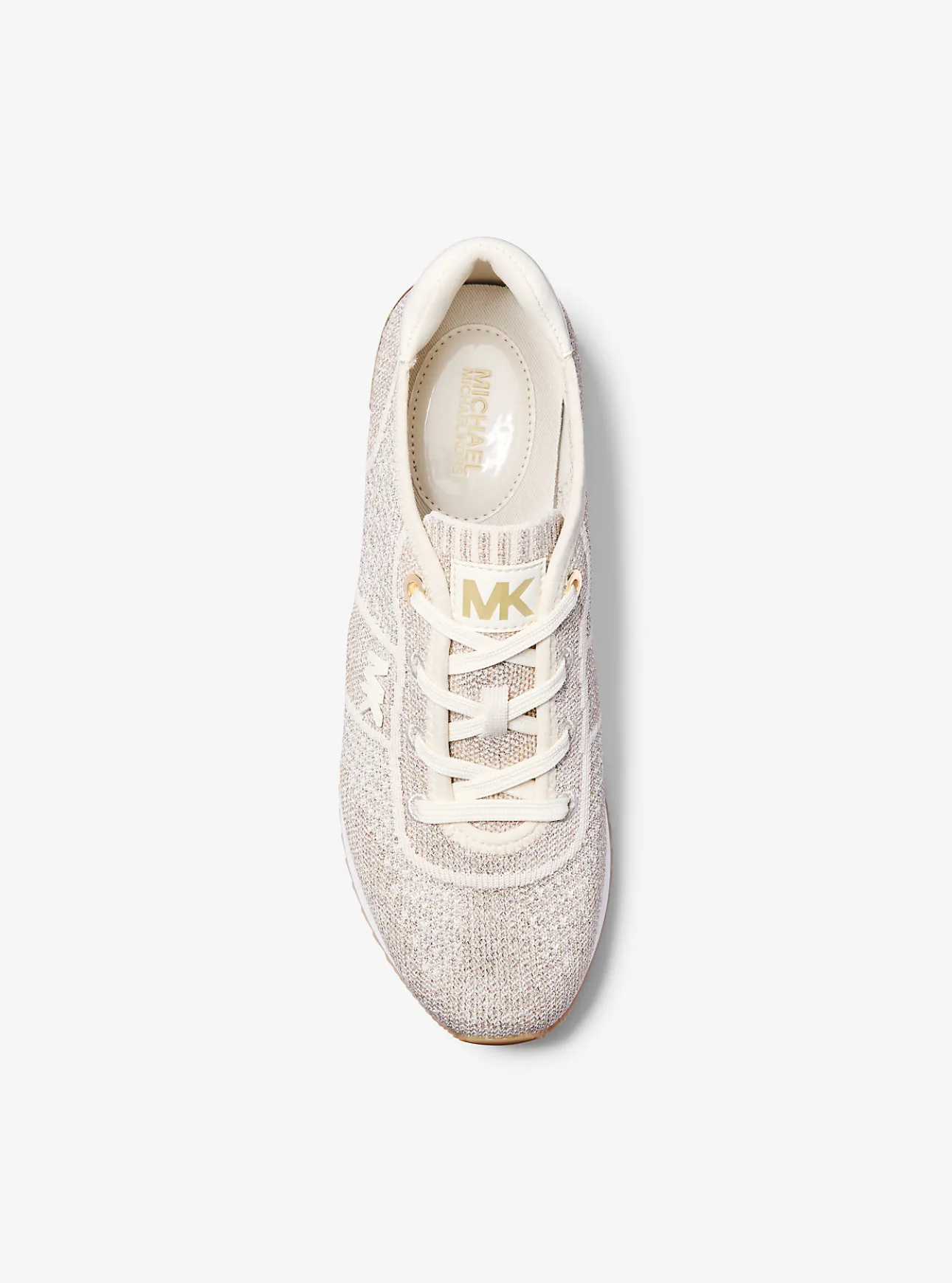 Monique Metallic Knit Trainer