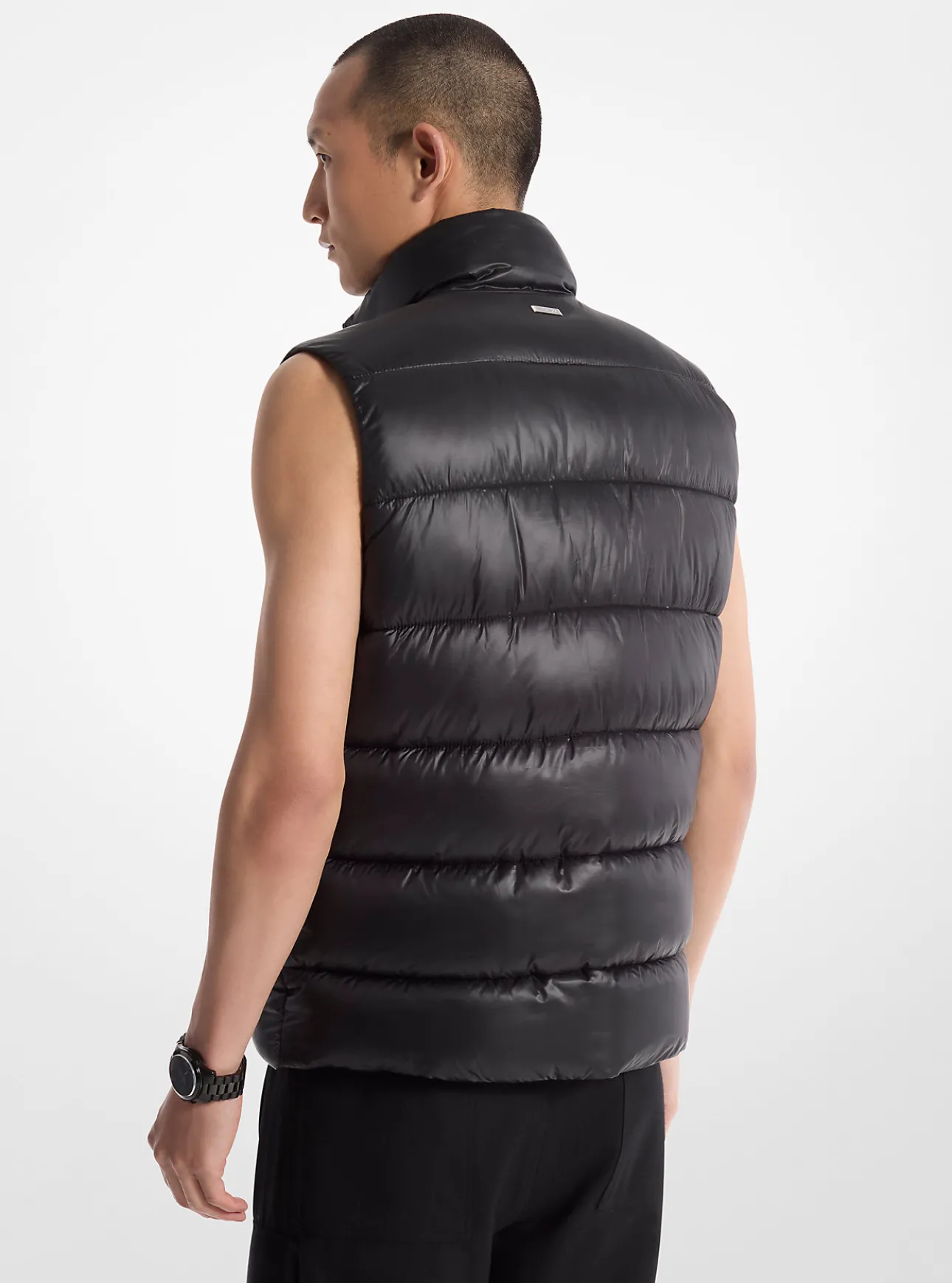 Nylon Quilted Puffer Vest