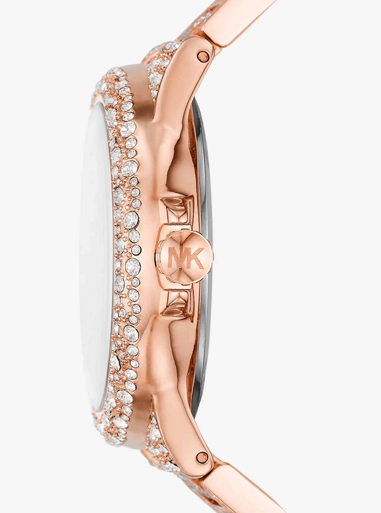 Oversized Camille Pavé Rose Gold-Tone Watch