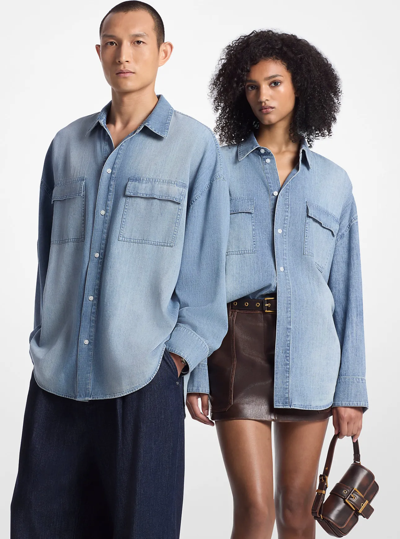 Oversized Chambray Shirt