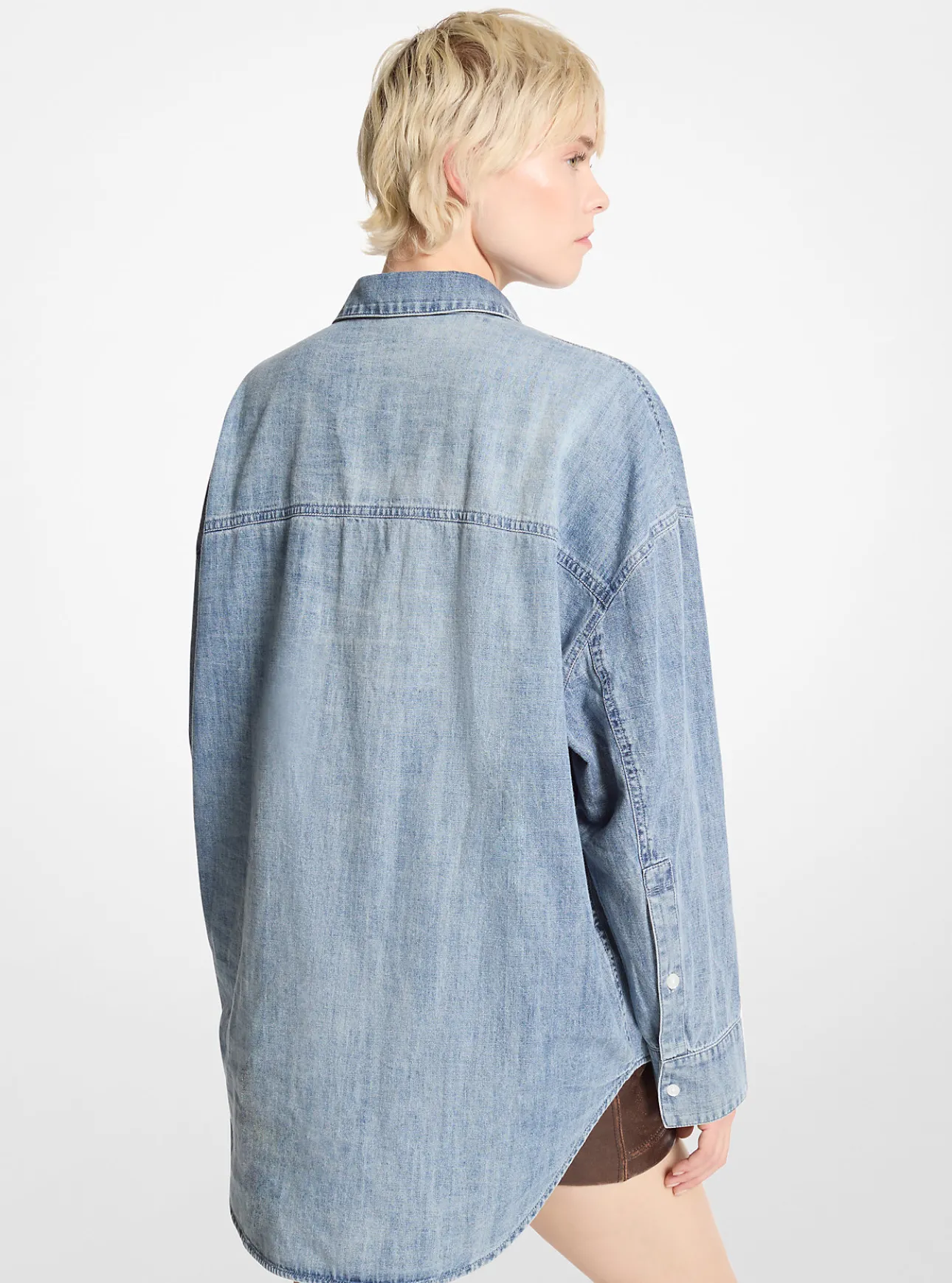 Oversized Chambray Shirt