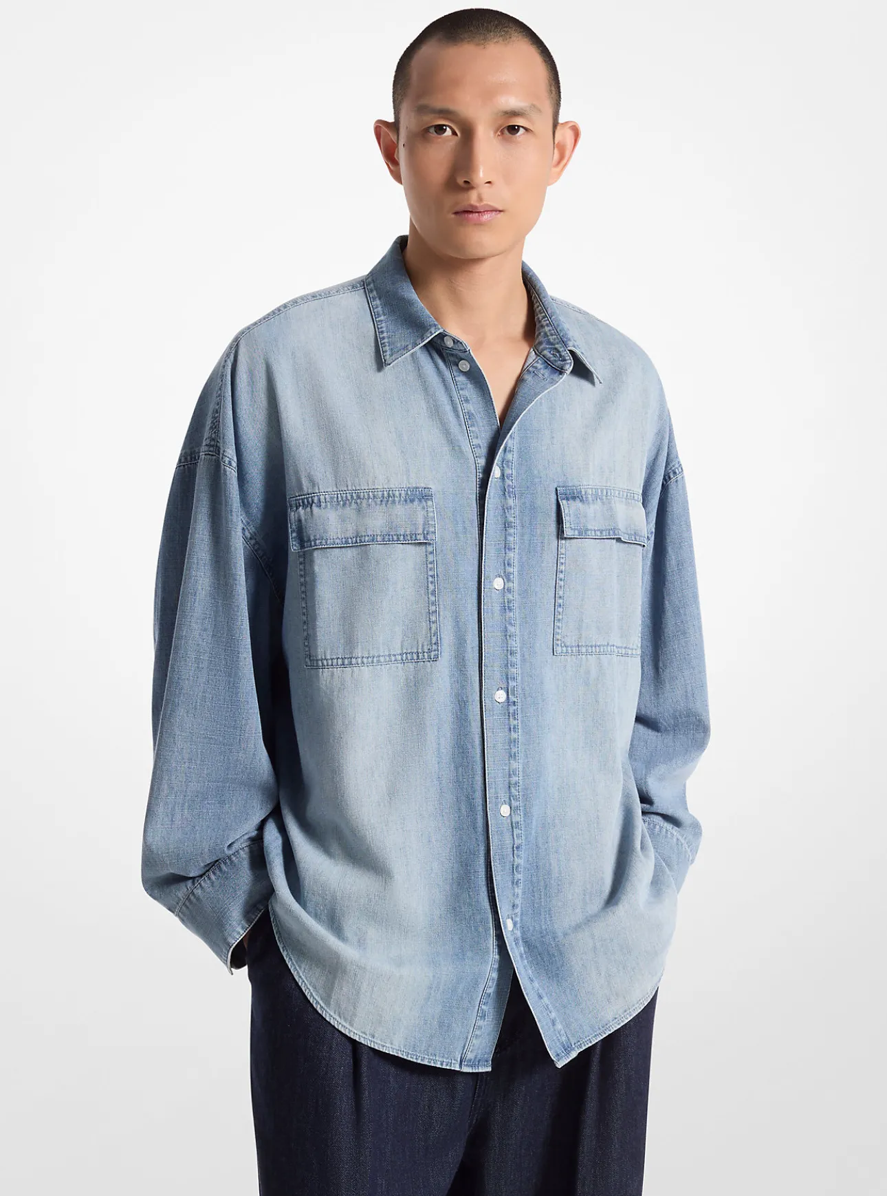 Oversized Chambray Shirt