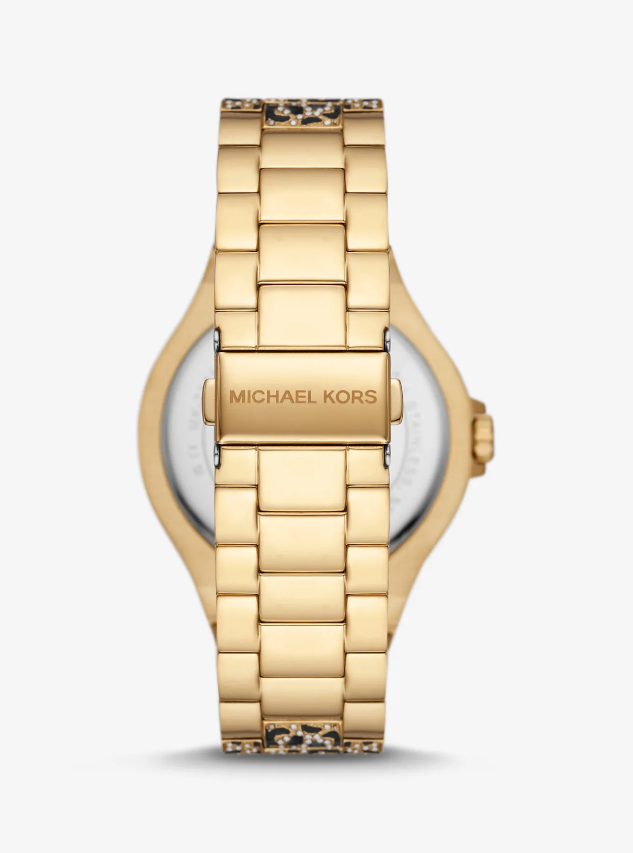 Oversized Lennox Animal Pavé Gold-Tone Watch