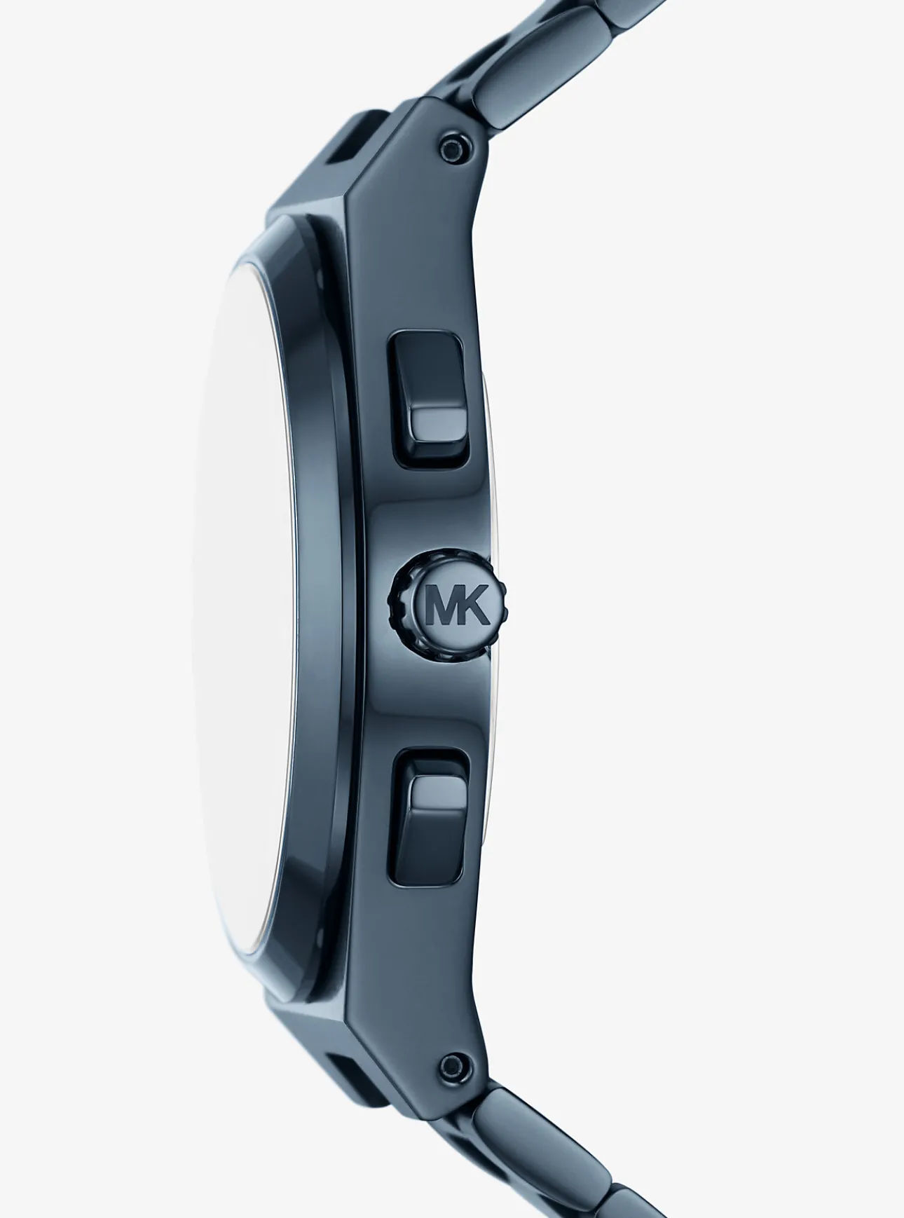 Oversized Lennox Blue-Tone Watch