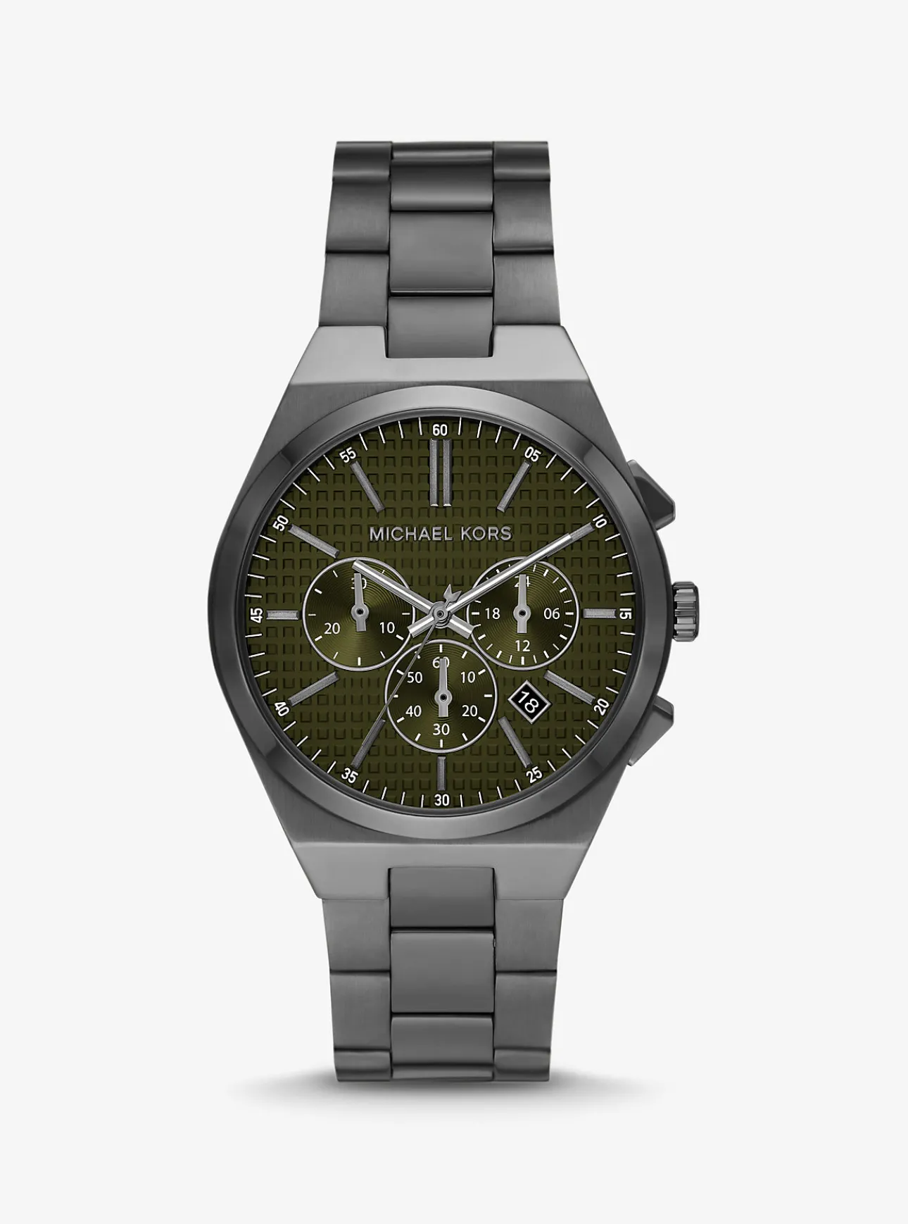 Oversized Lennox Gunmetal Watch