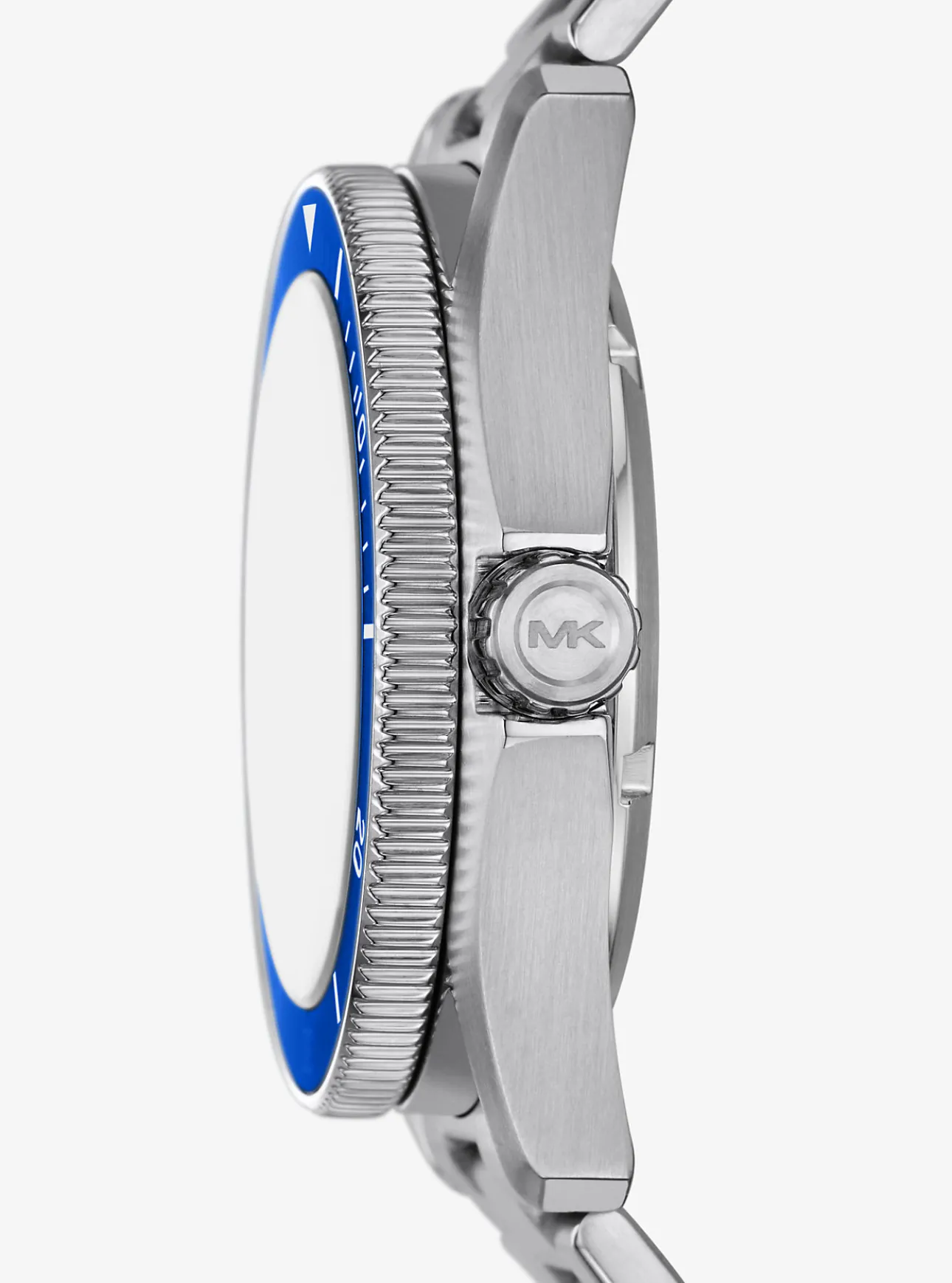 Oversized Maritime Silver-Tone Watch