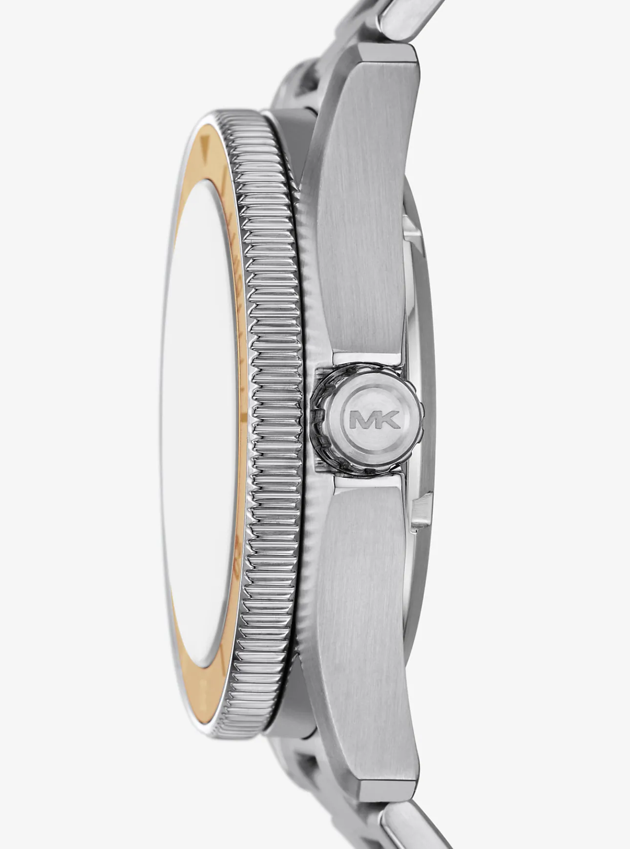 Oversized Maritime Silver-Tone Watch