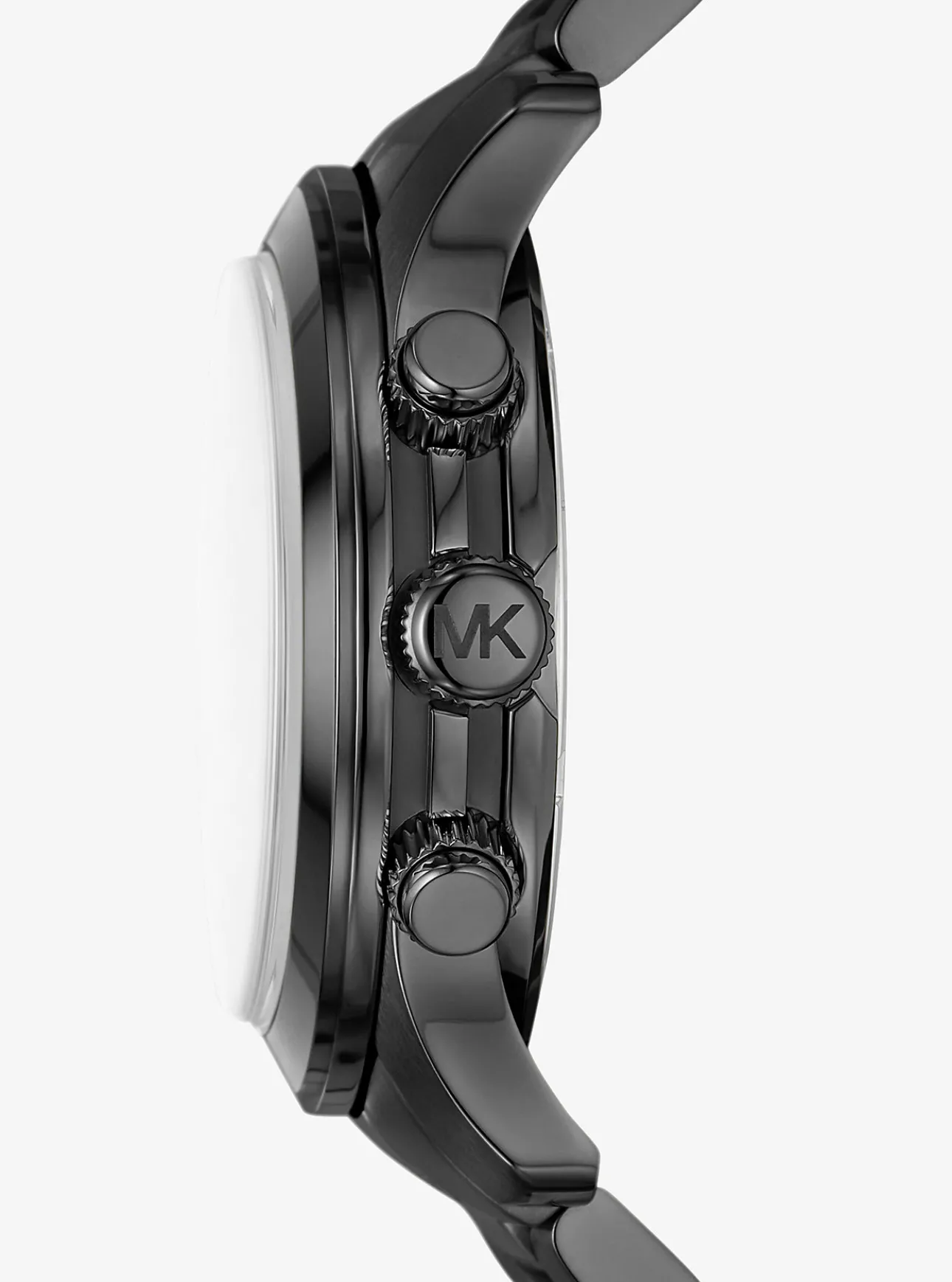 Oversized Runway Black-Tone Watch