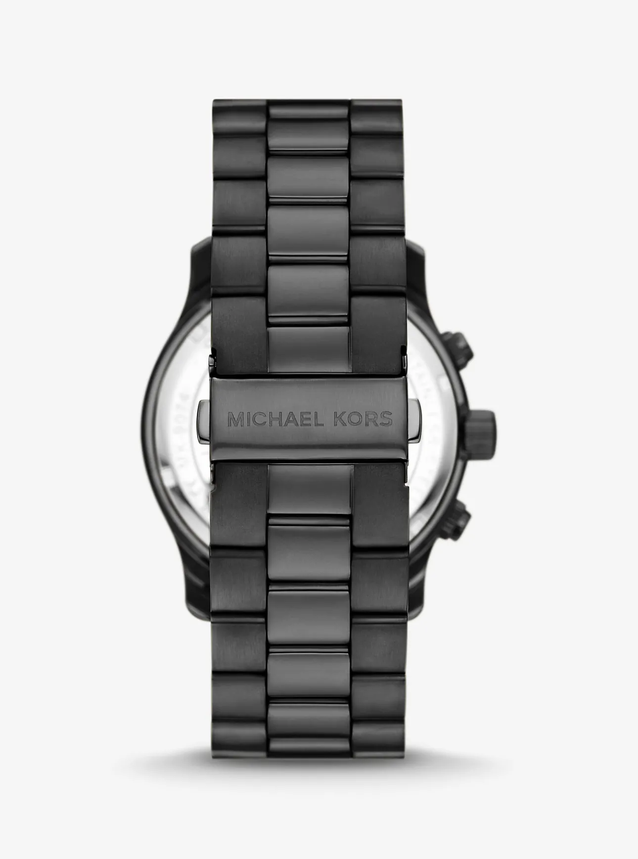 Oversized Runway Black-Tone Watch