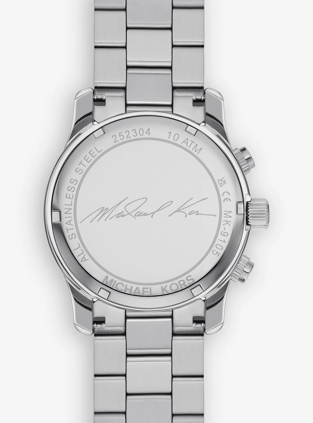 Oversized Runway Silver-Tone Watch
