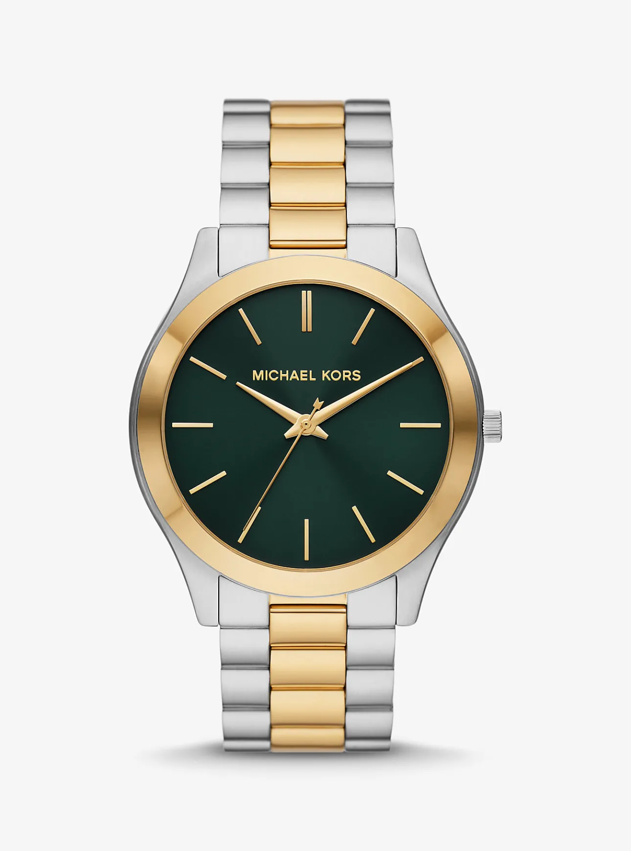 Oversized Slim Runway Two-Tone Watch