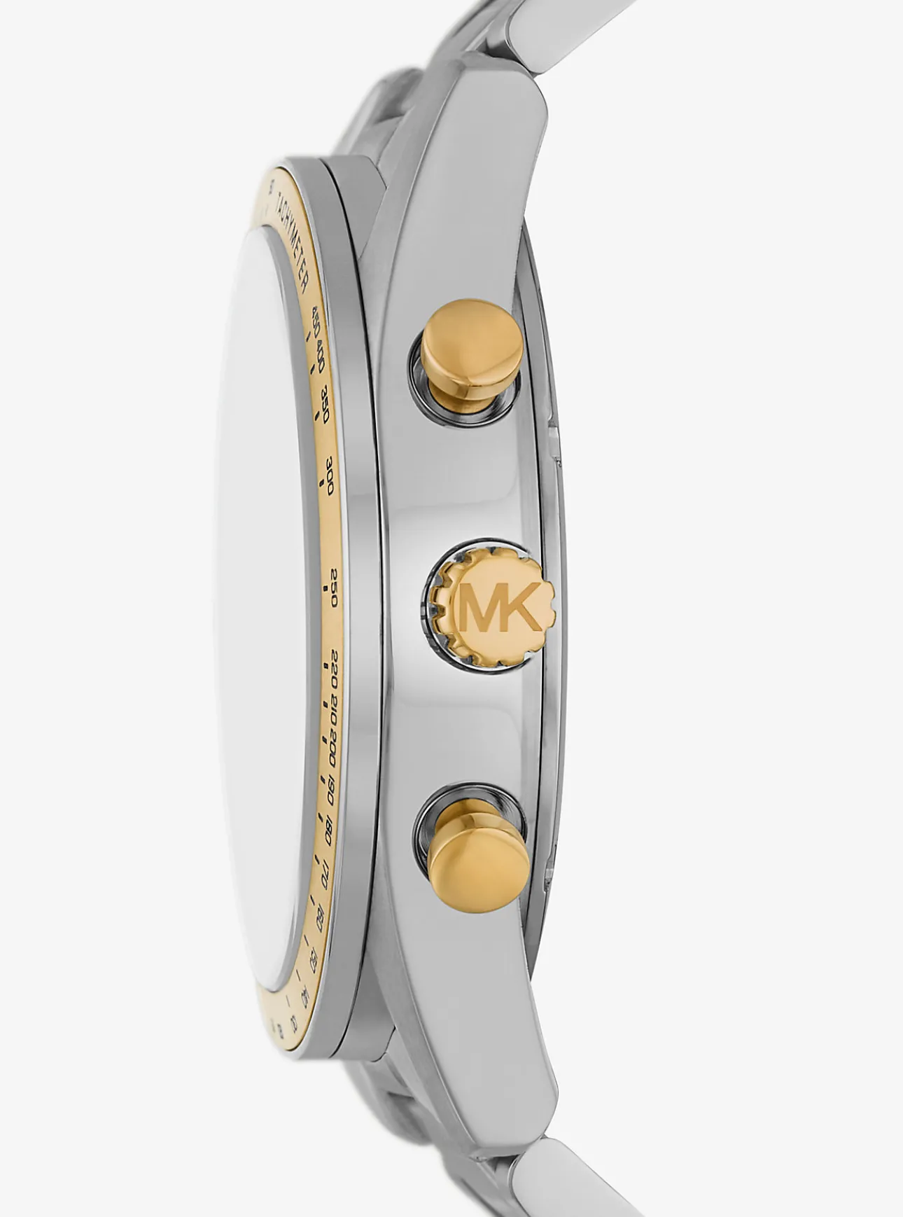 Oversized Warren Two-Tone Watch