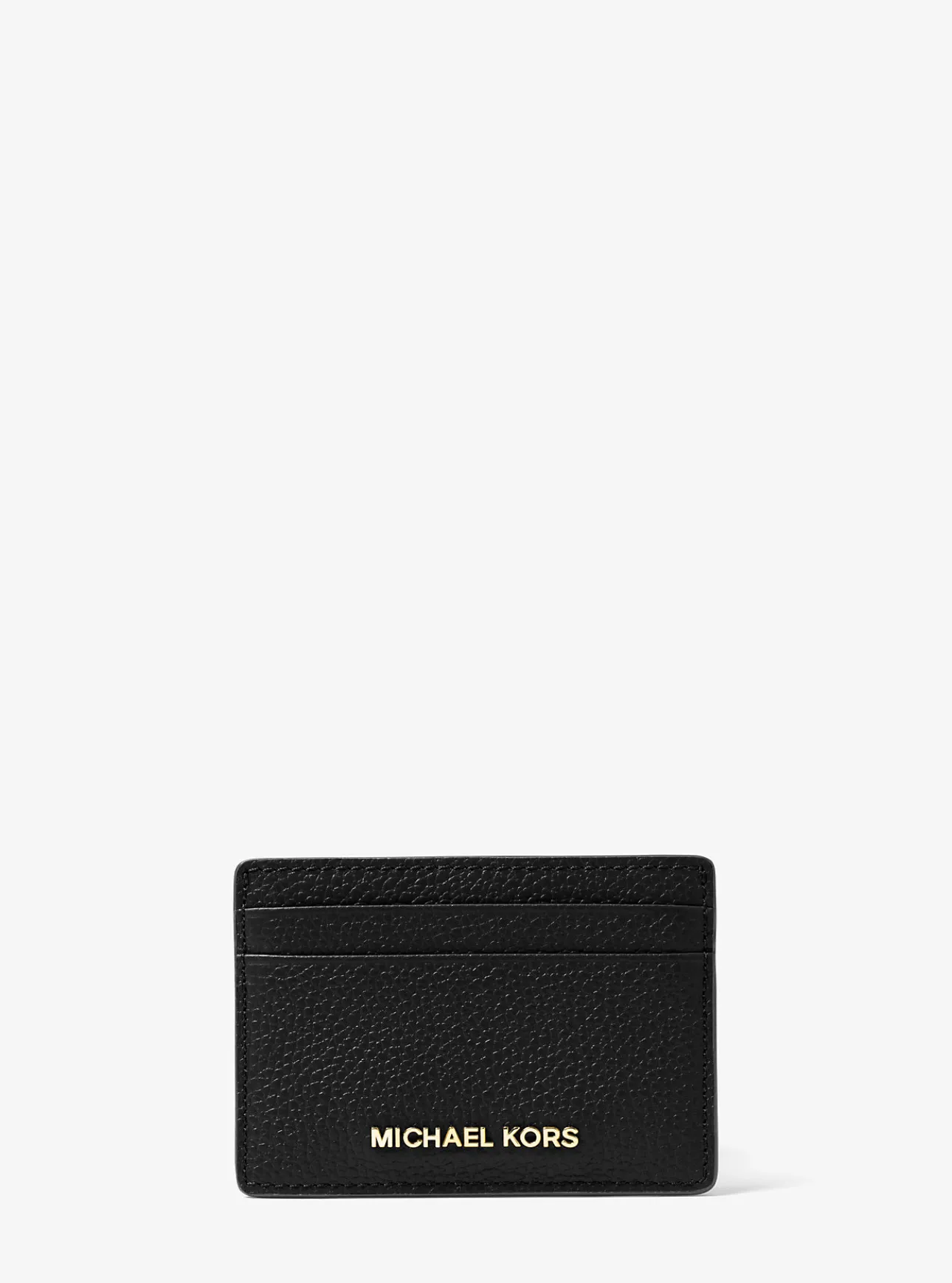 Pebbled Leather Card Case