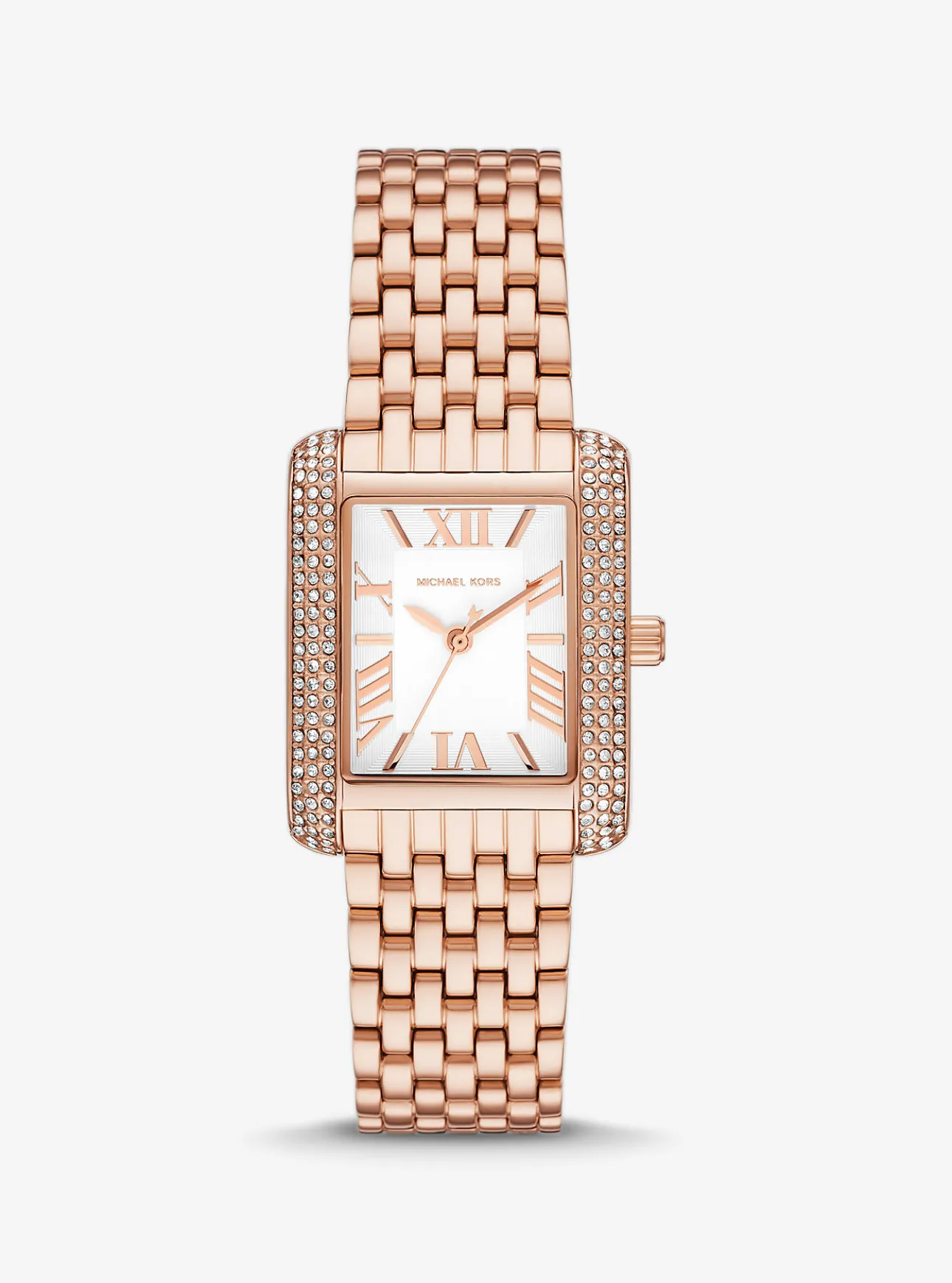Petite Emery Pavé Rose Gold-Tone Watch