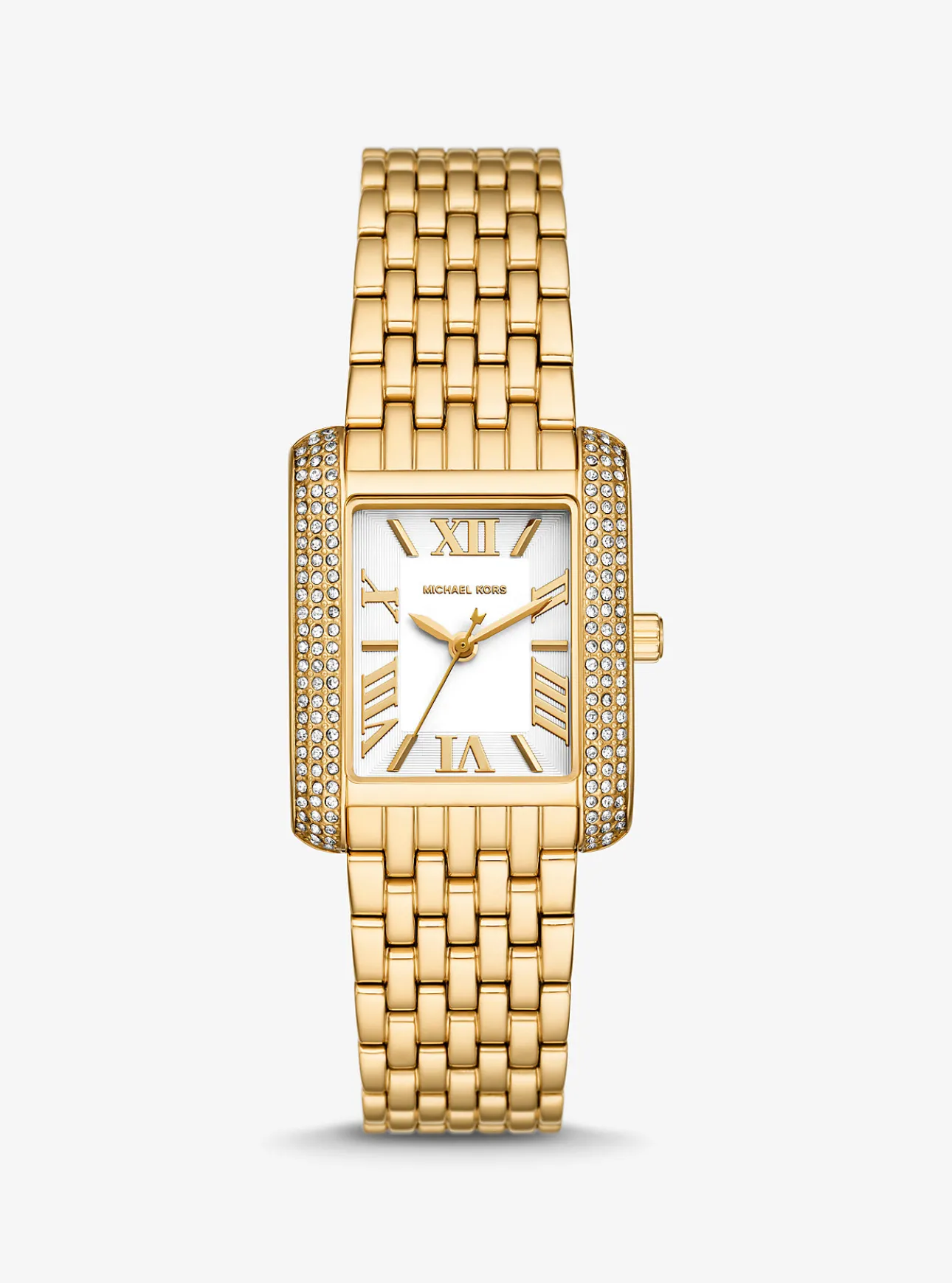 Petite Emery Pavé Gold-Tone Watch