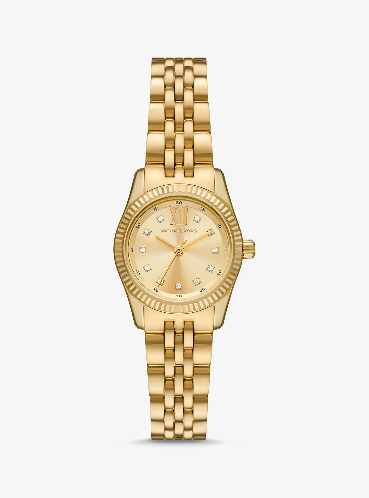 Petite Lexington Pavé Gold-Tone Watch