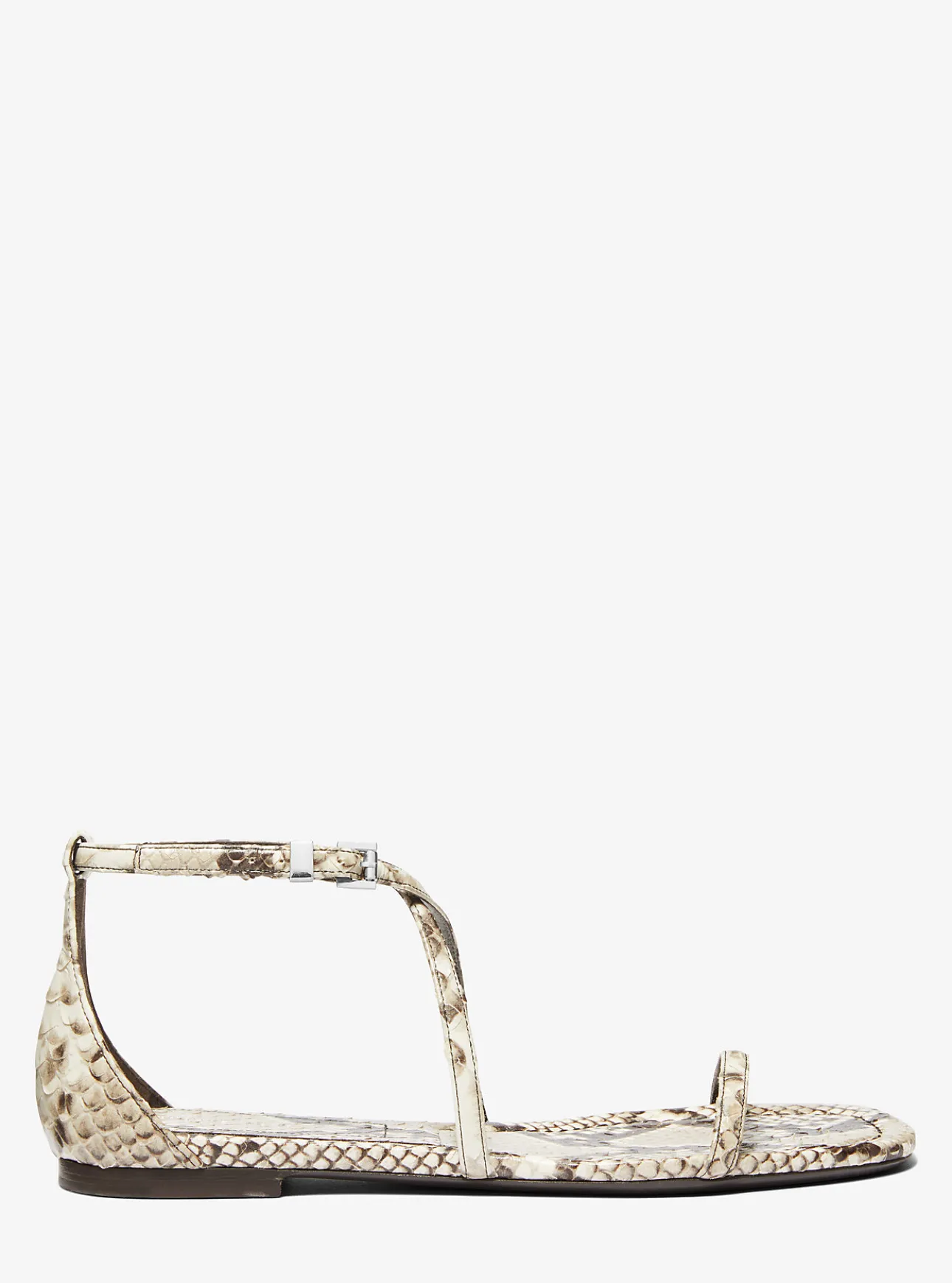 Polly Python Embossed Leather Sandal